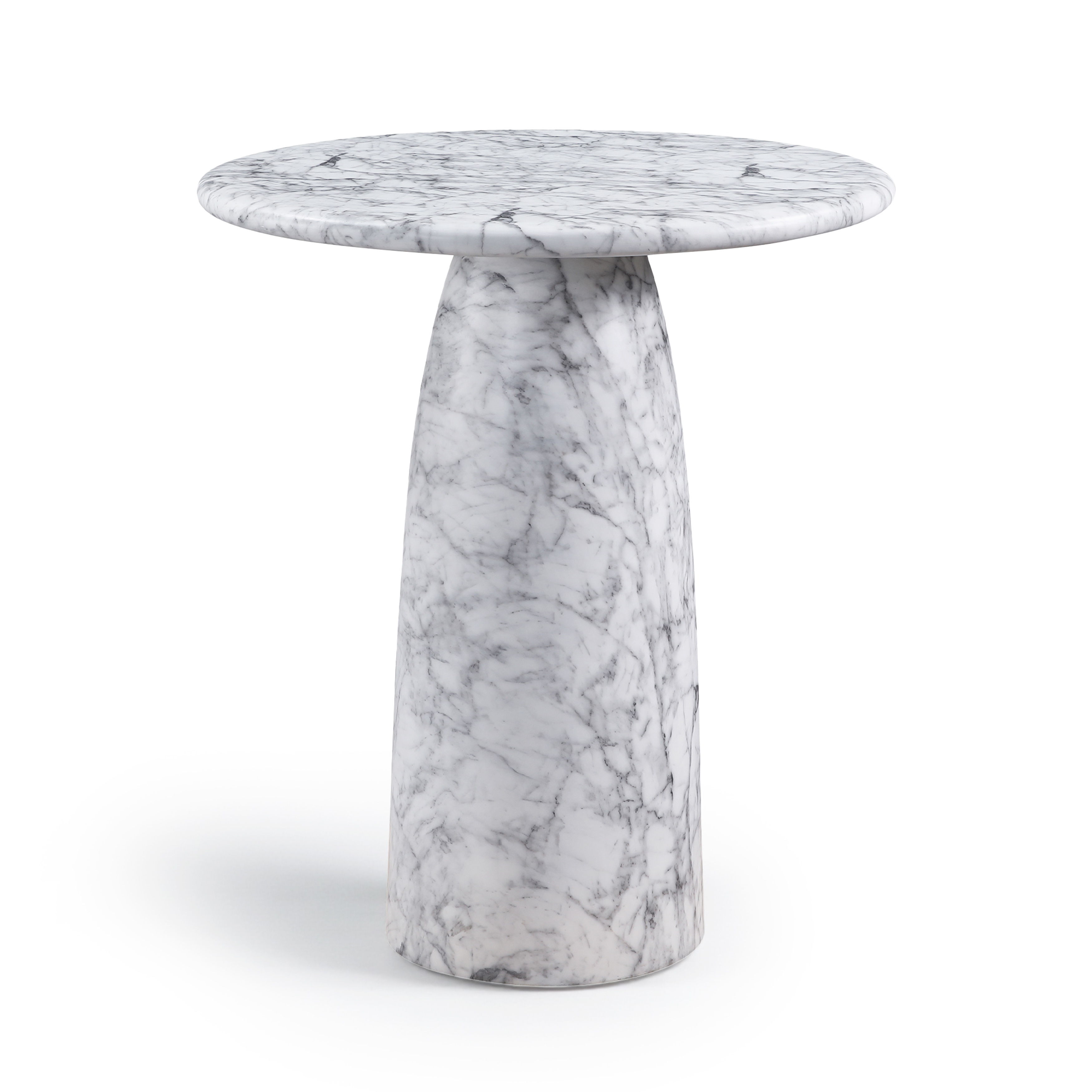 Cosenza - Concrete Indoor / Outdoor Counter Height Table - White
