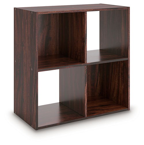 Glosmount - Four Cube Organizer - Cherry / Light Brown, dark brown