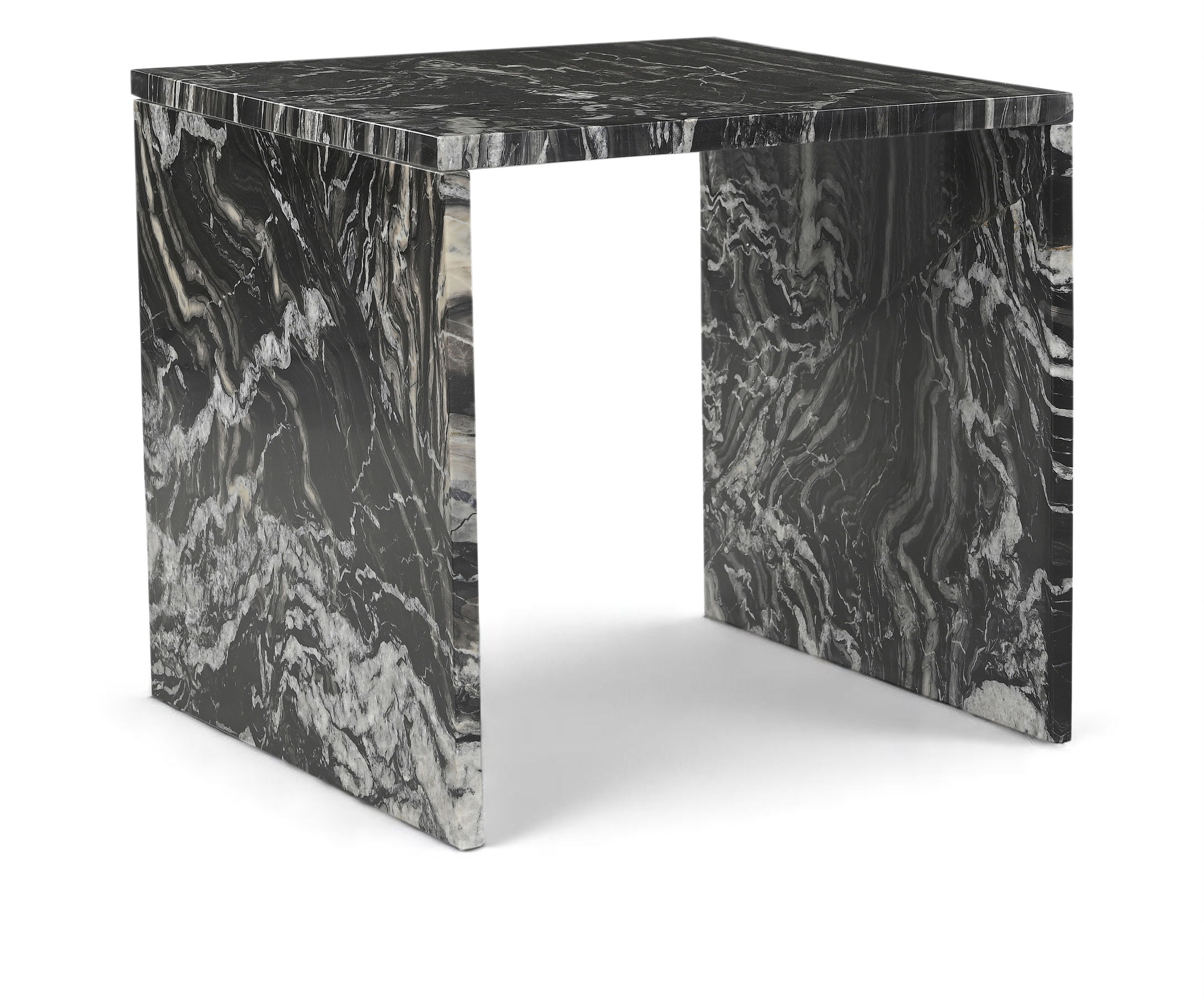 Vernazza - Marble End / Side Table - Black