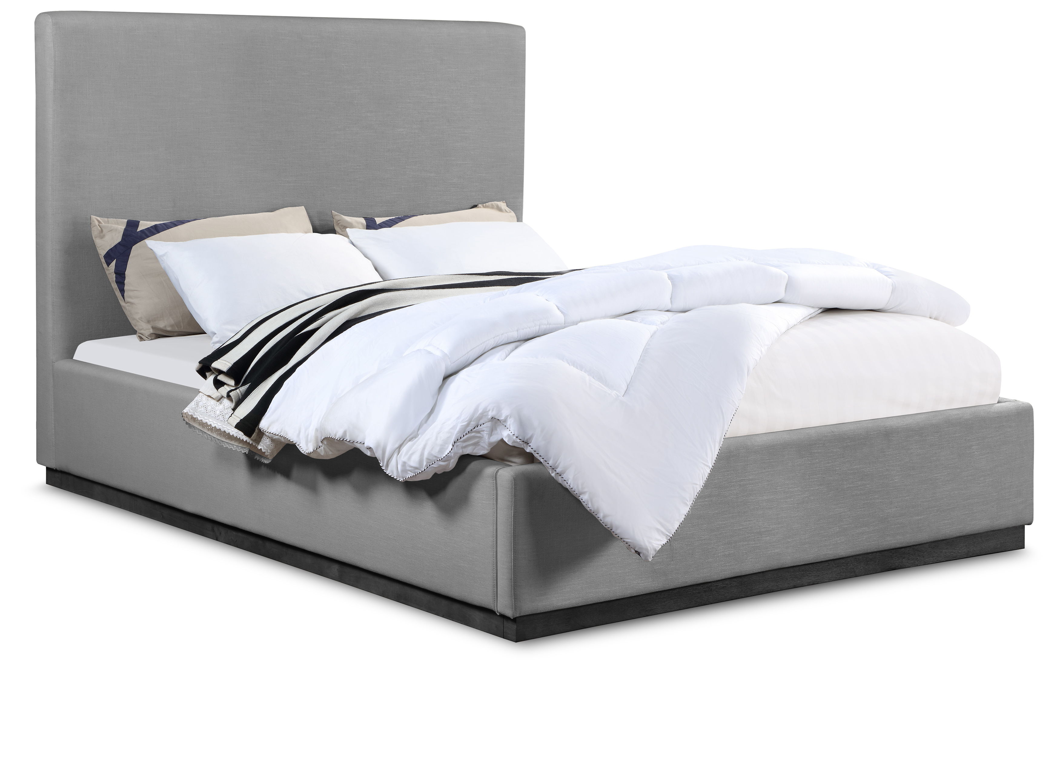 Alfie - Queen Bed - Gray