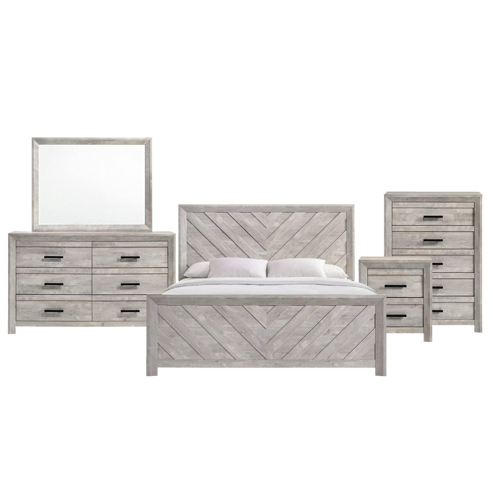 King · 5 Pc · Bedroom Set