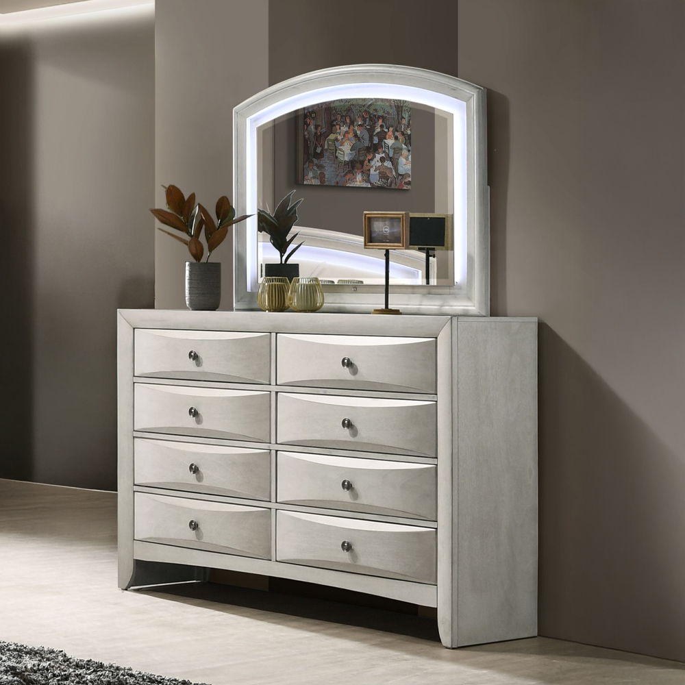 Ramondi - Mirror - Antique White, white, view 6