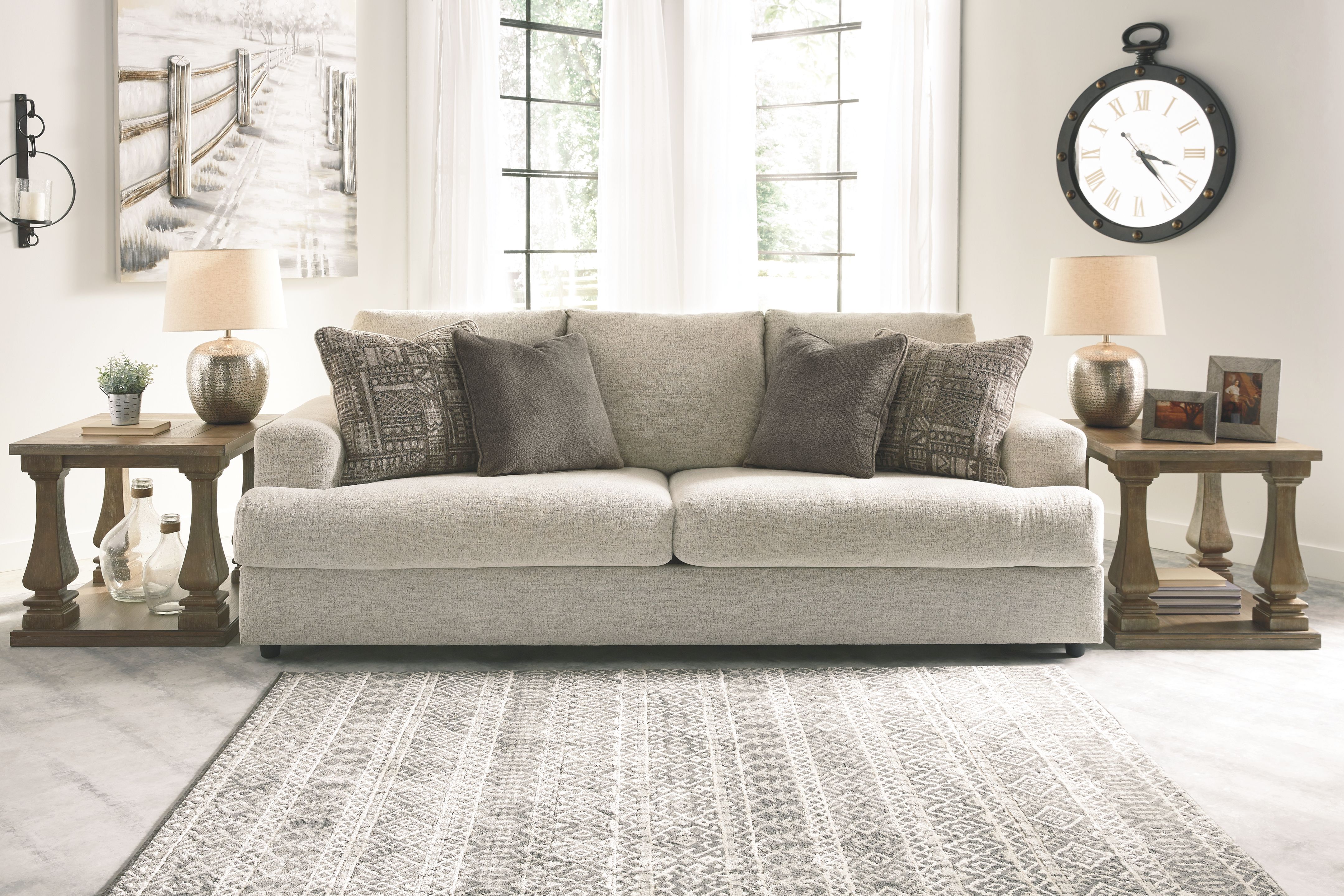 Ashley Furniture Soletren - Sofa - Stone - Image 5