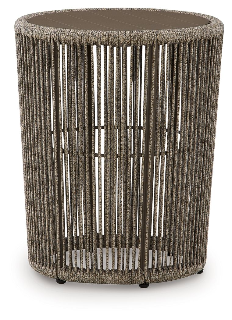 Ashley Furniture Majors Beach - Outdoor Table And 2 Chairs (Set of 3) - Beige - Image 5