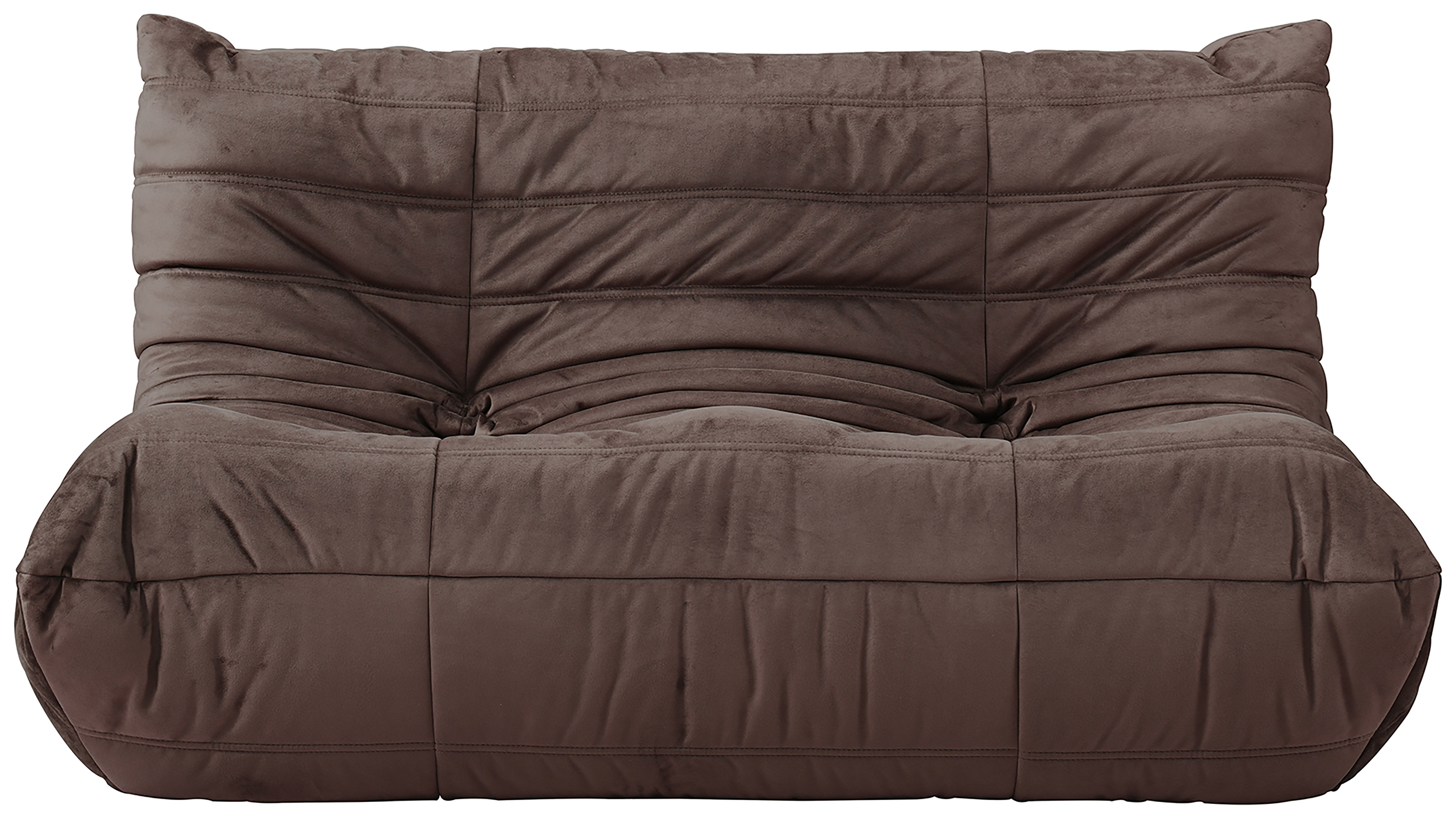 Relax - Velvet 54.75" Upholstered Loveseat - Brown
