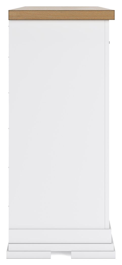 Ashley Furniture Ashbryn - Dresser - White / Natural - Image 8