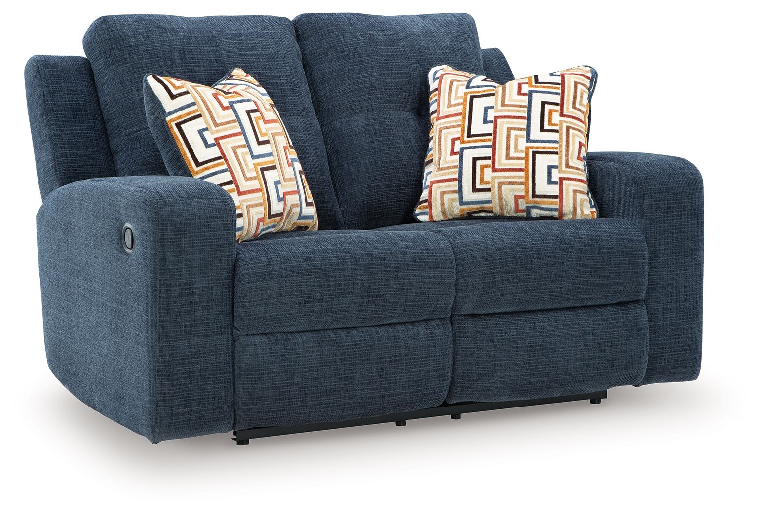 Ashley Danum Reclining Loveseat - Ink