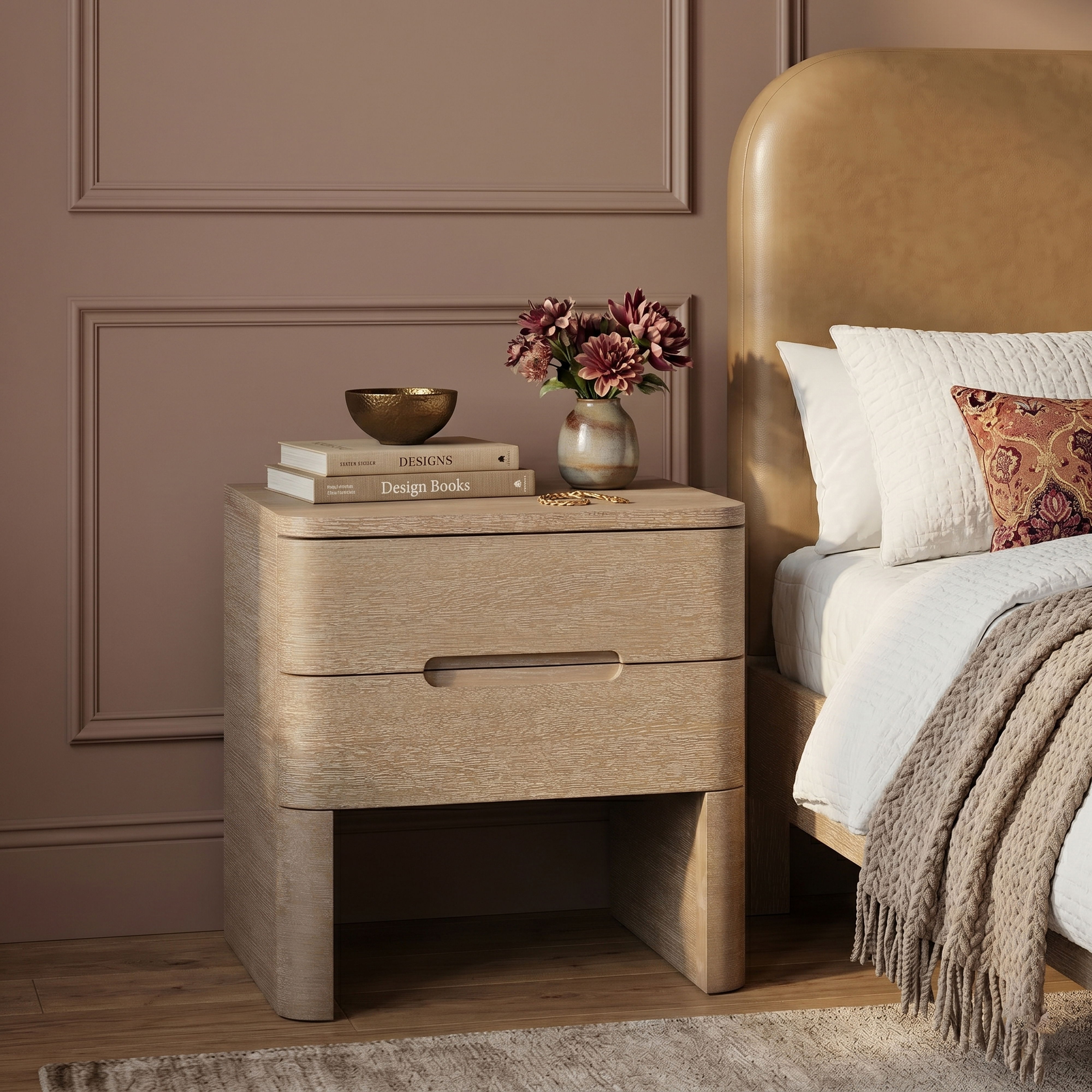 Caswell - Nightstand - Natural