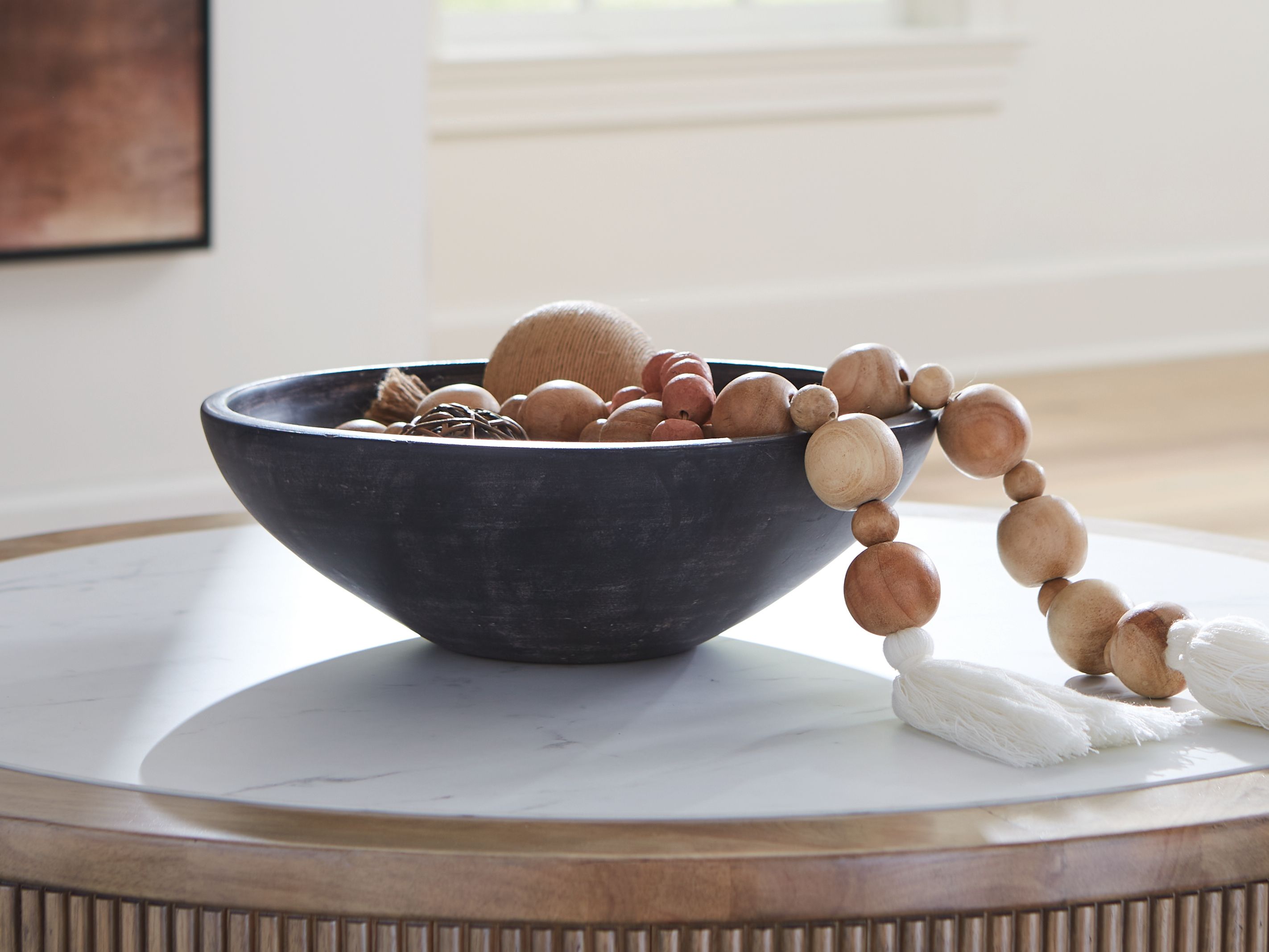 Meadie - Bowl - Distressed Black