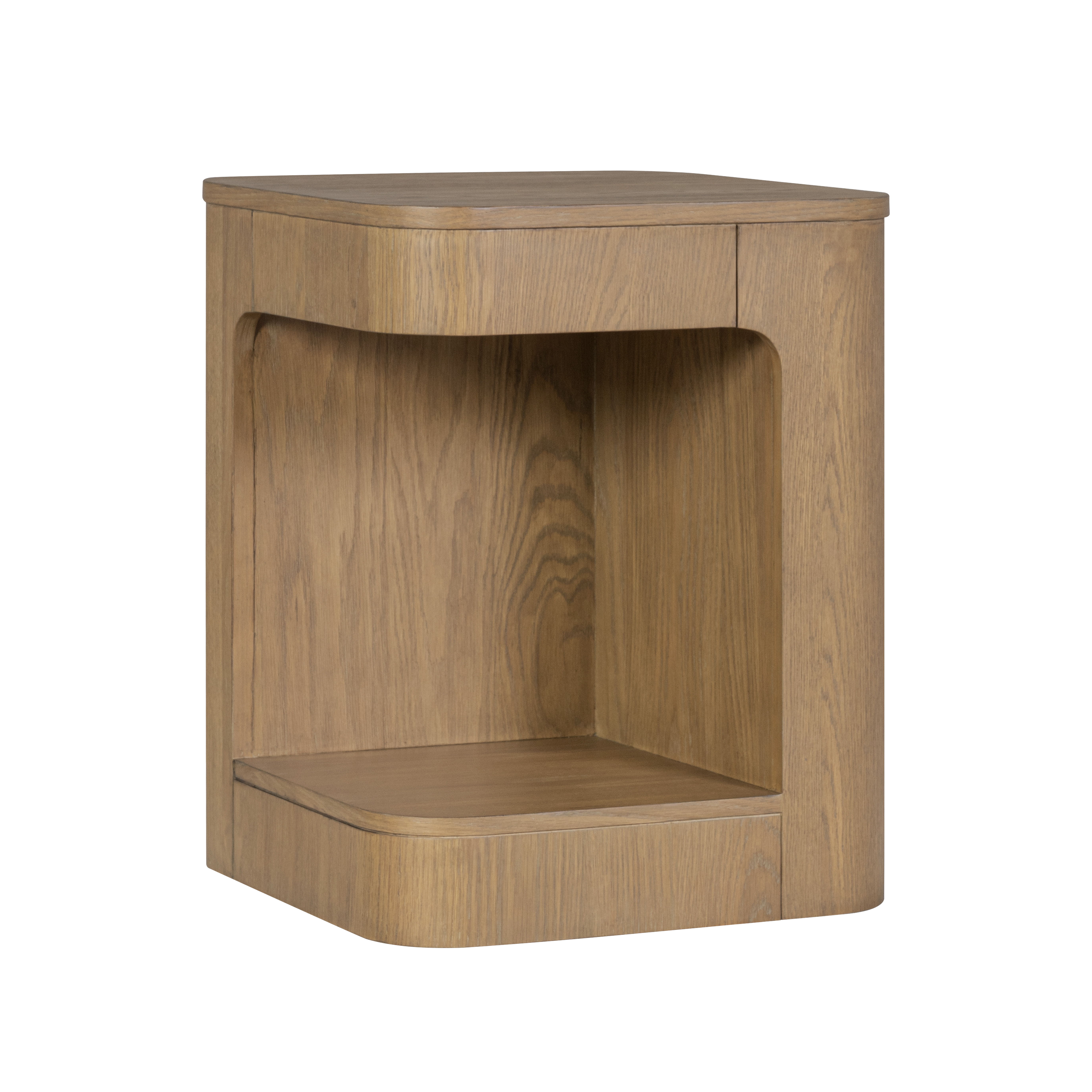 Normandy - Chairside Table - Light Brown, light brown