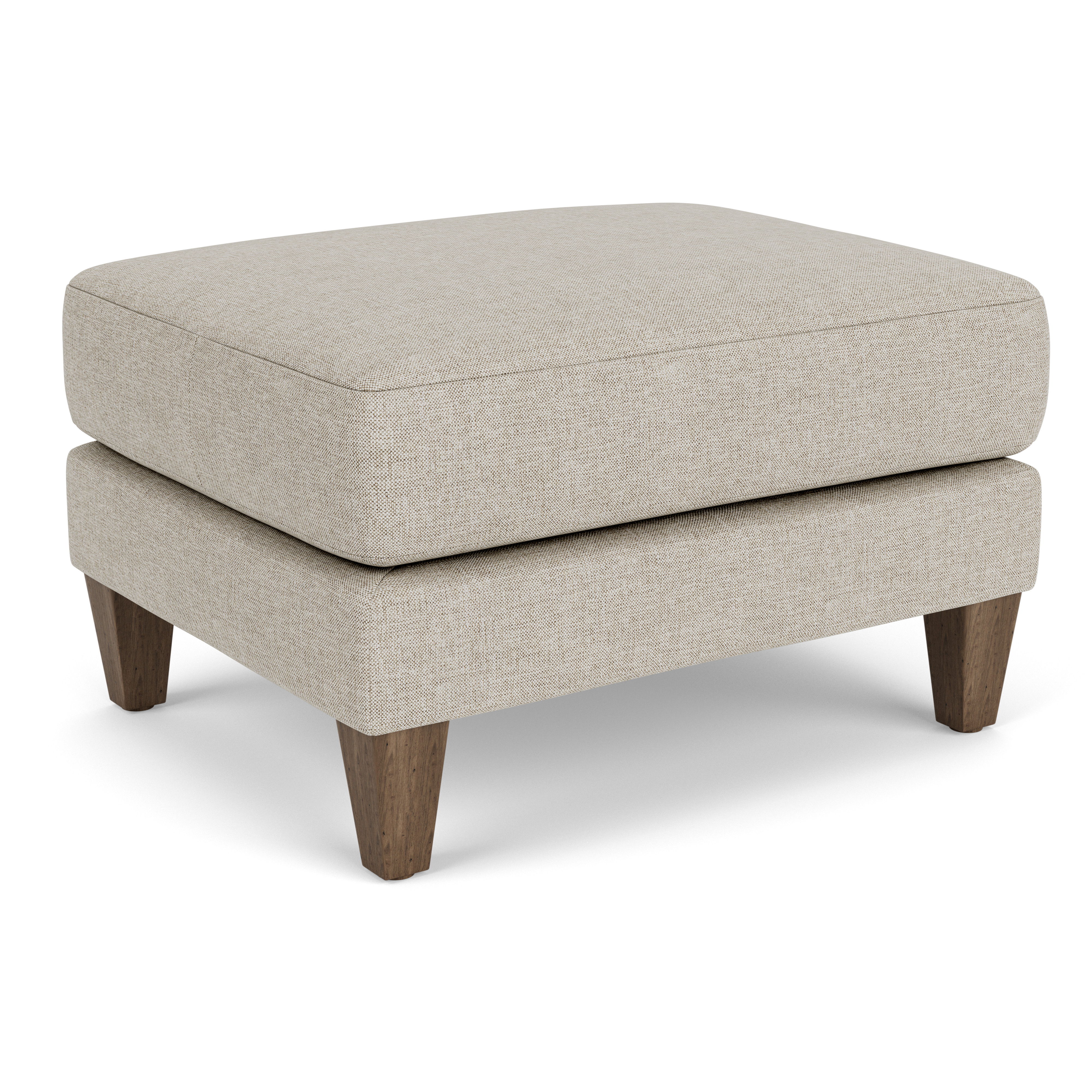 Cute - Fabric Ottoman, light gray, view 4