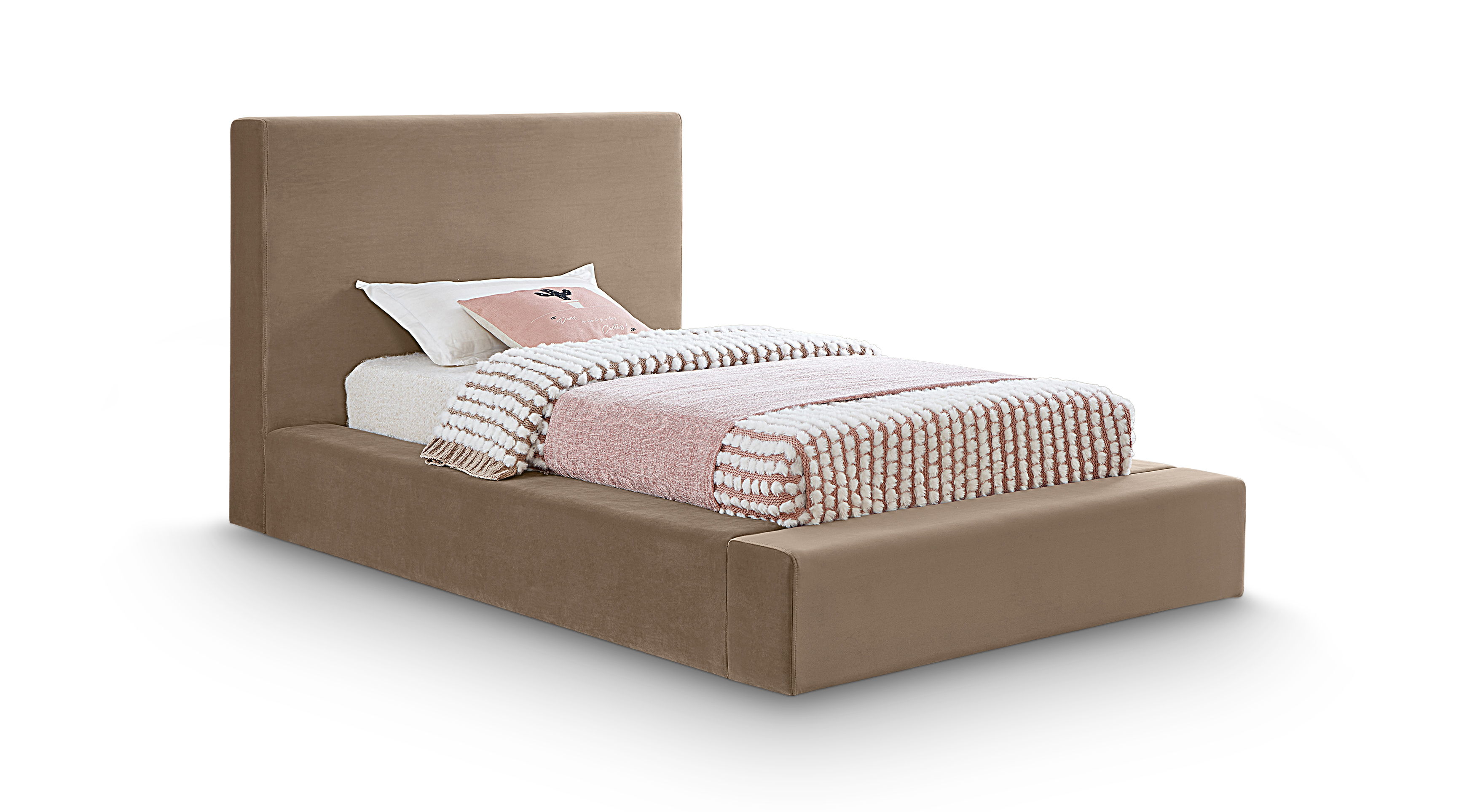 Dorian - Twin Bed - Taupe