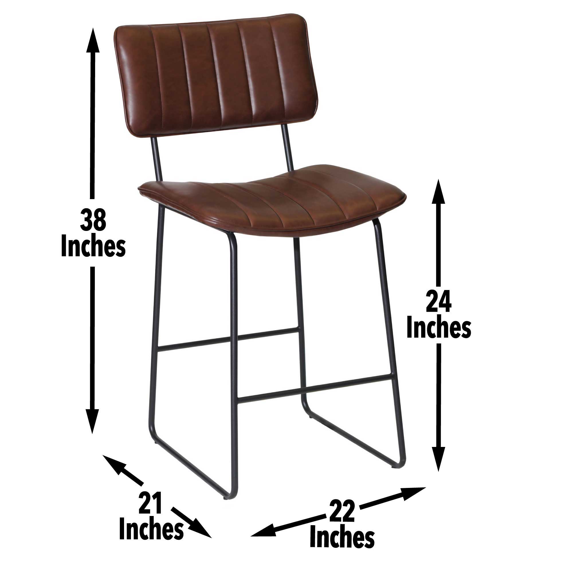 Tribeca - Counter Stool - Dark Brown