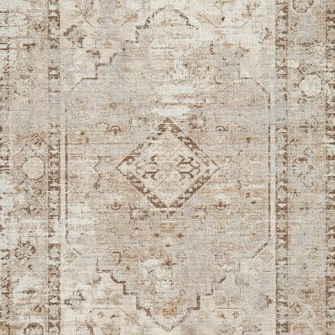 Ashley Furniture Livdon - 5' x 7' Washable Rug - Brown / Beige / Gray - Image 5