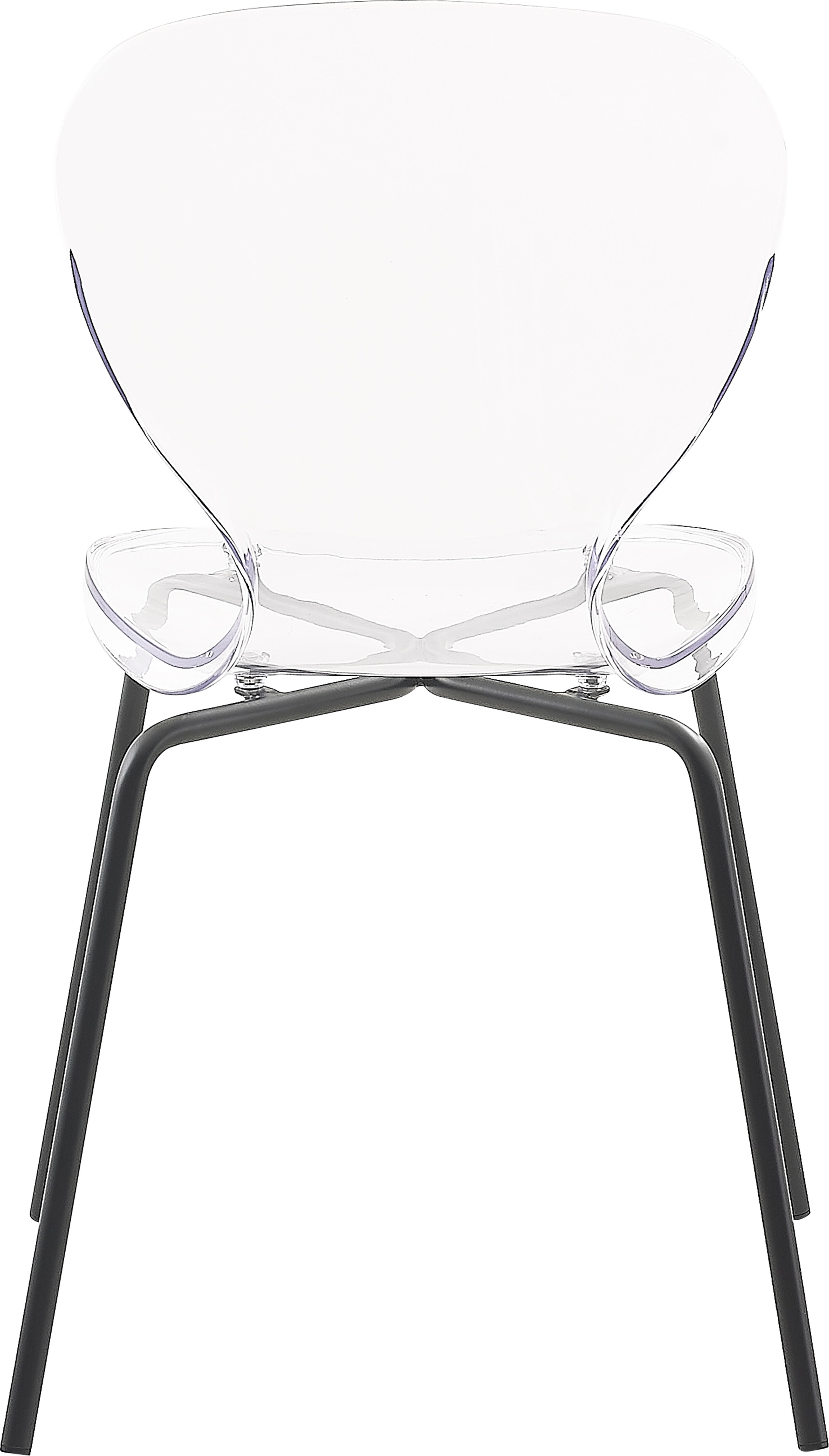 Clarion - Metal Dining Chair (Set of 2) - Matte Black