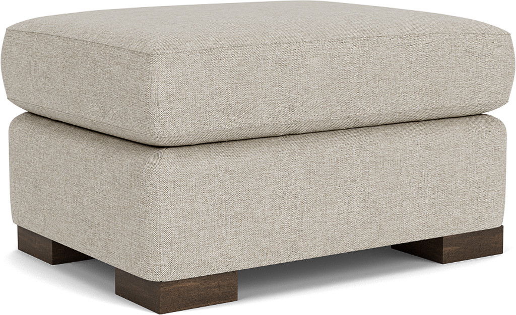 Bryant - Fabric Ottoman, light gray, view 3