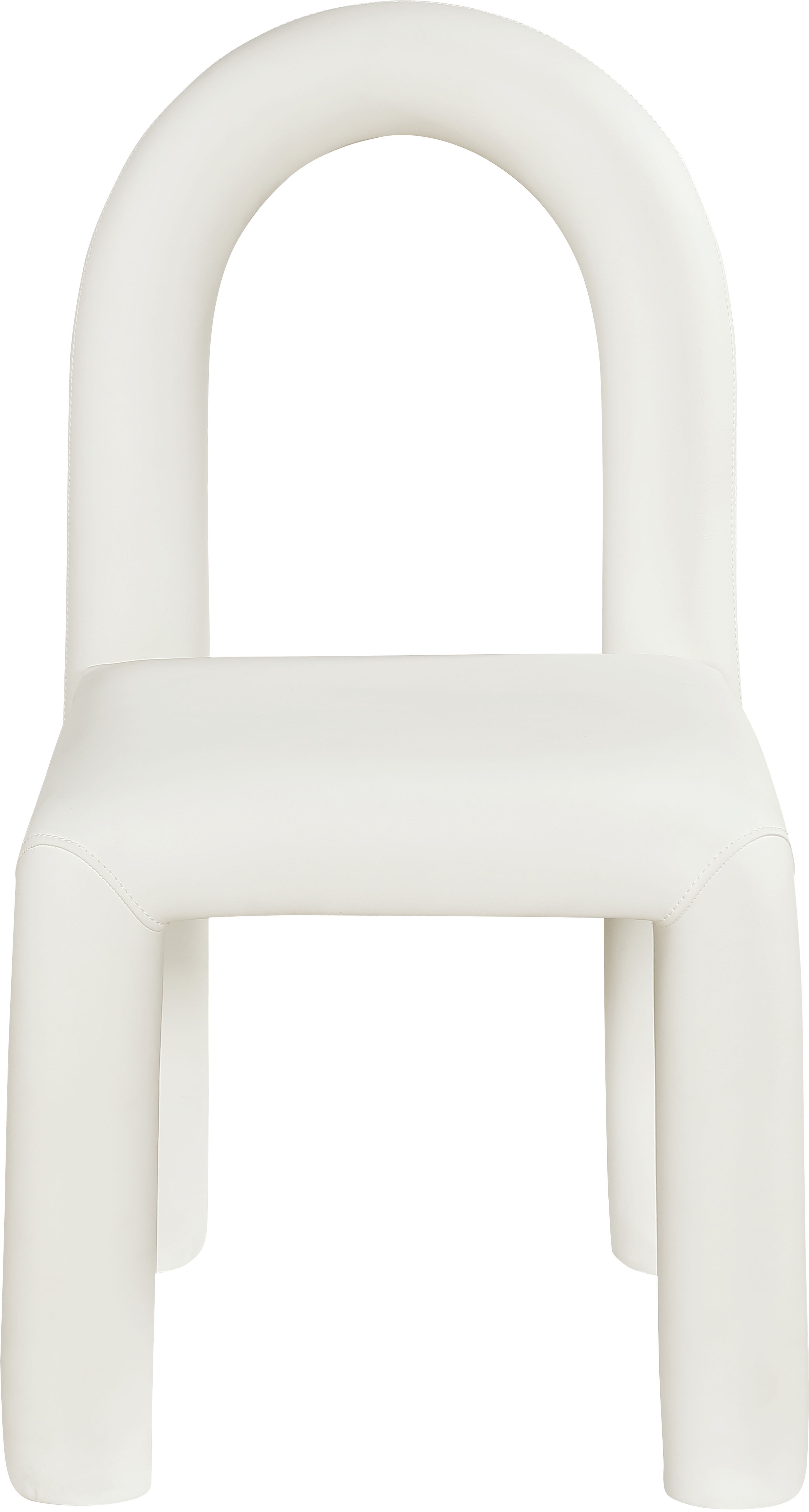 Amari - Faux Leather Dining Chair (Set of 2) - Cream