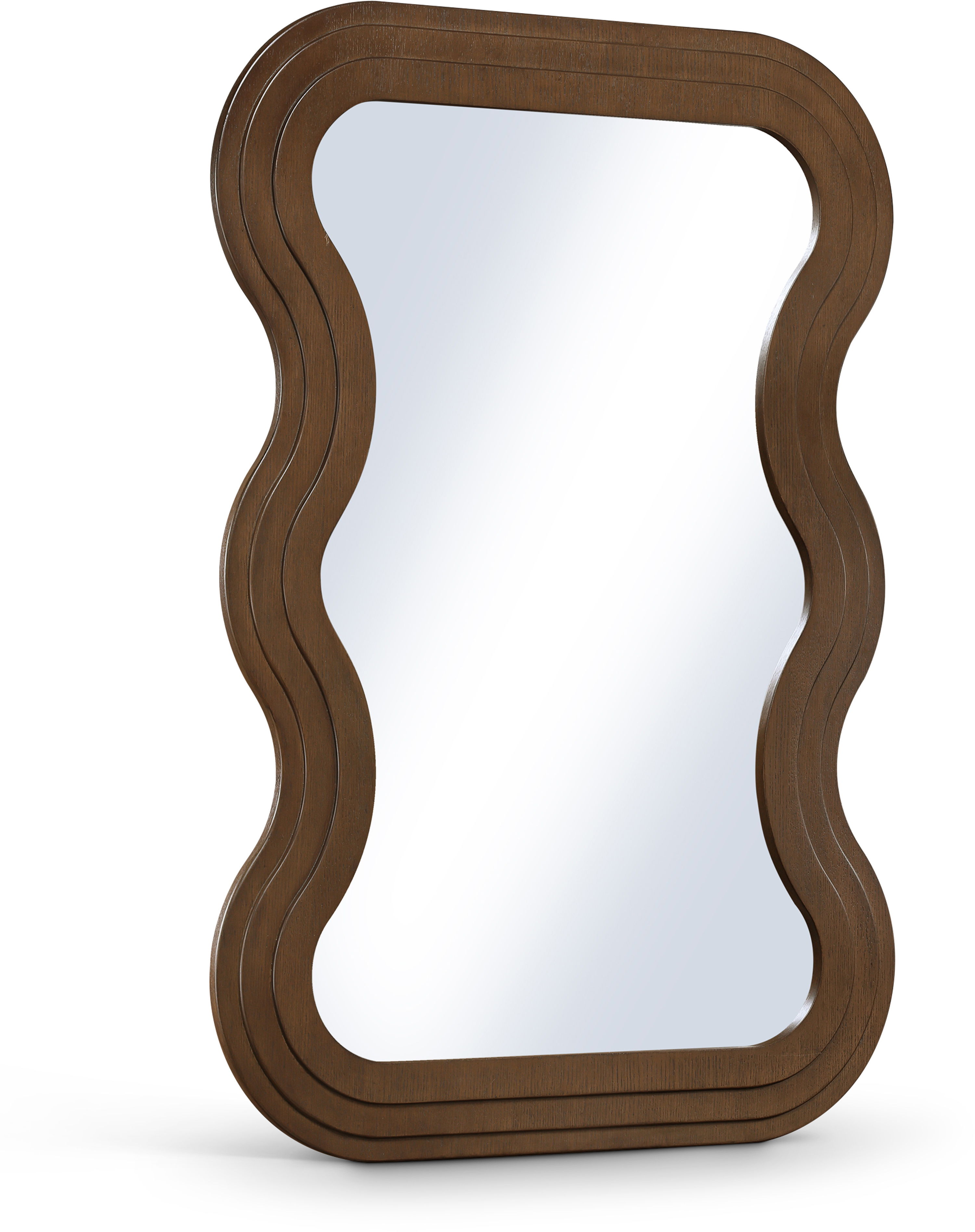 Bellagio - Oak Veneer Mirror - Brown