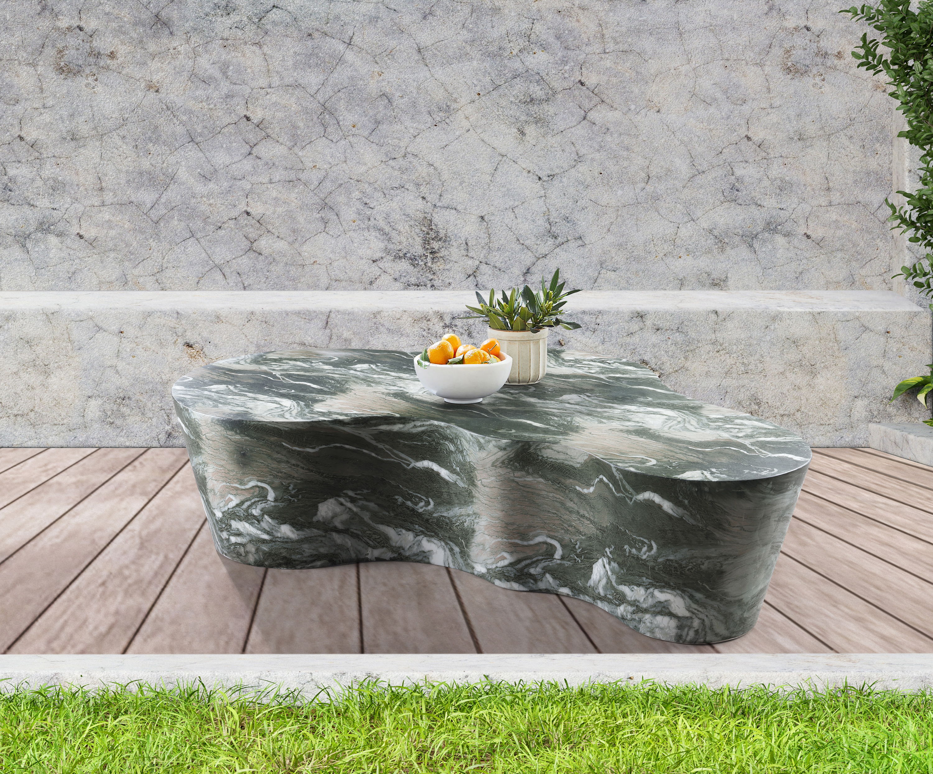 Monza - Concrete Coffee Table - Green