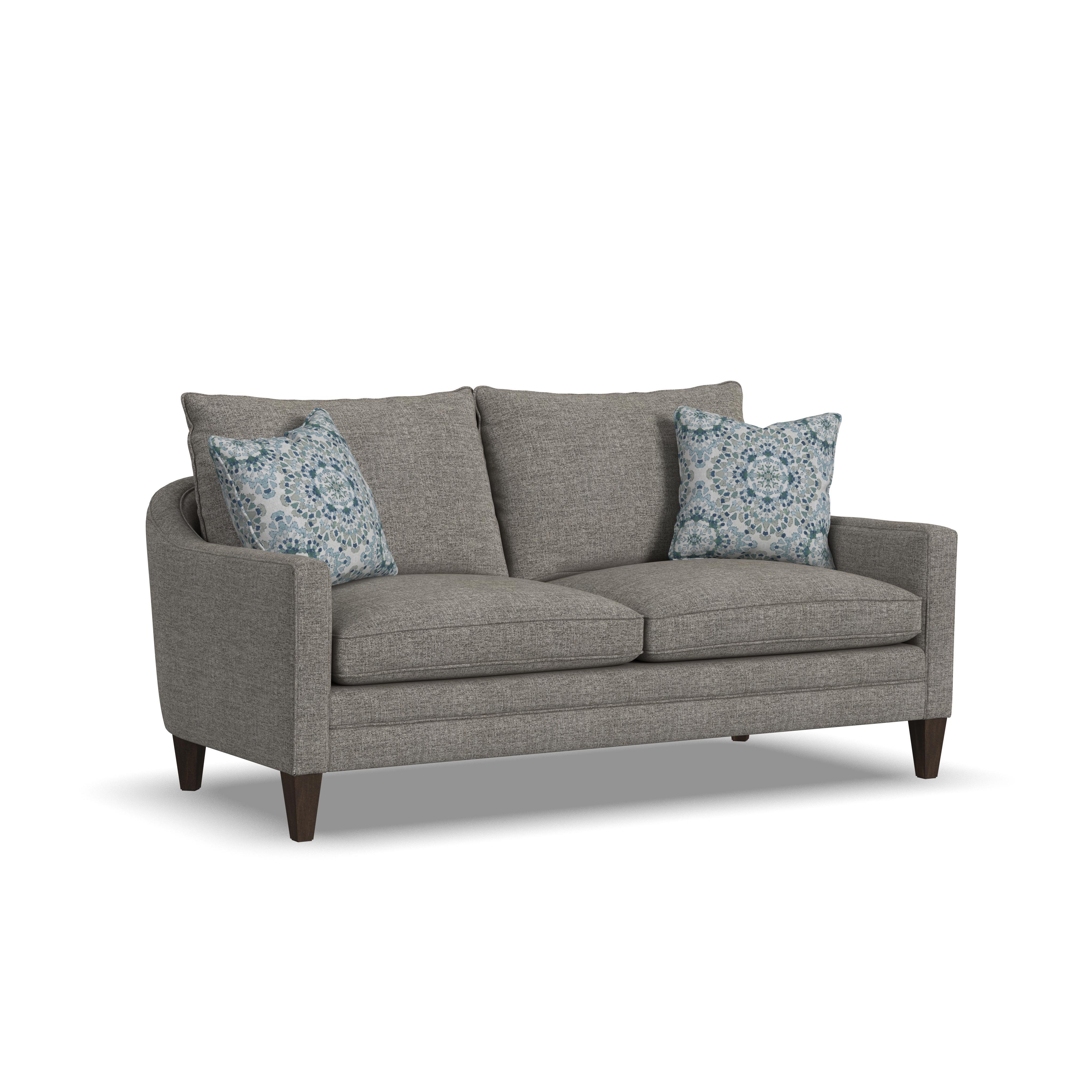 Eleanora - Loveseat With Legs, gray