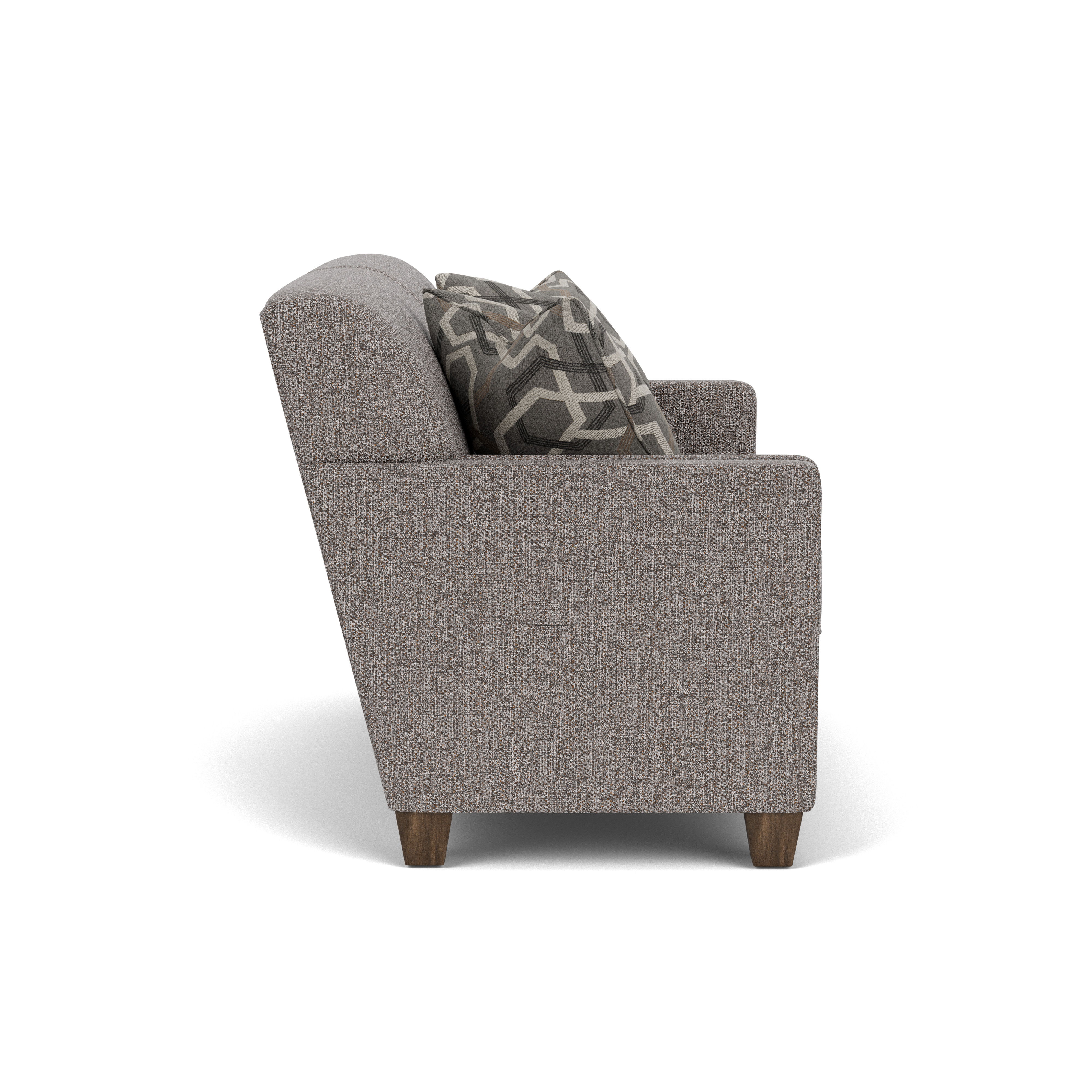 Nora - Fabric Loveseat, gray, view 7