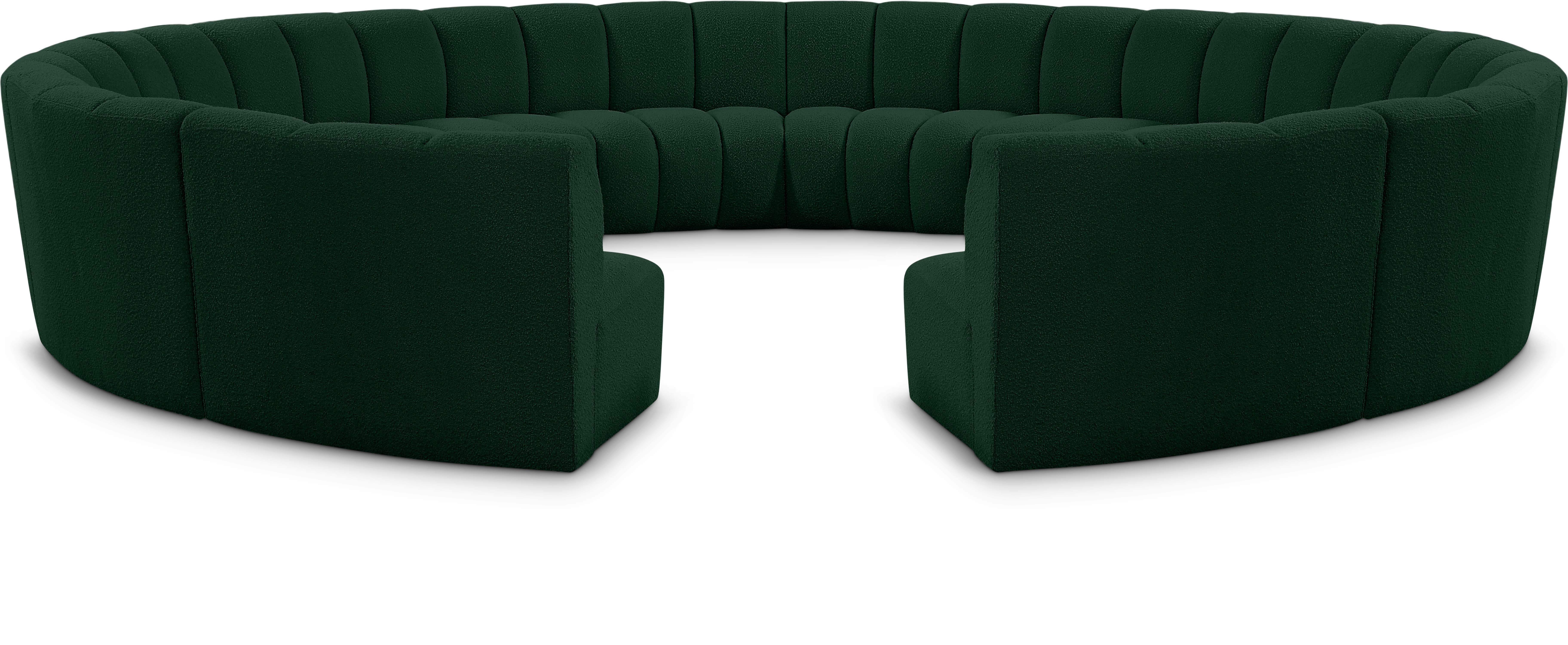 Infinity - 12 Piece Modular Sectional - Green