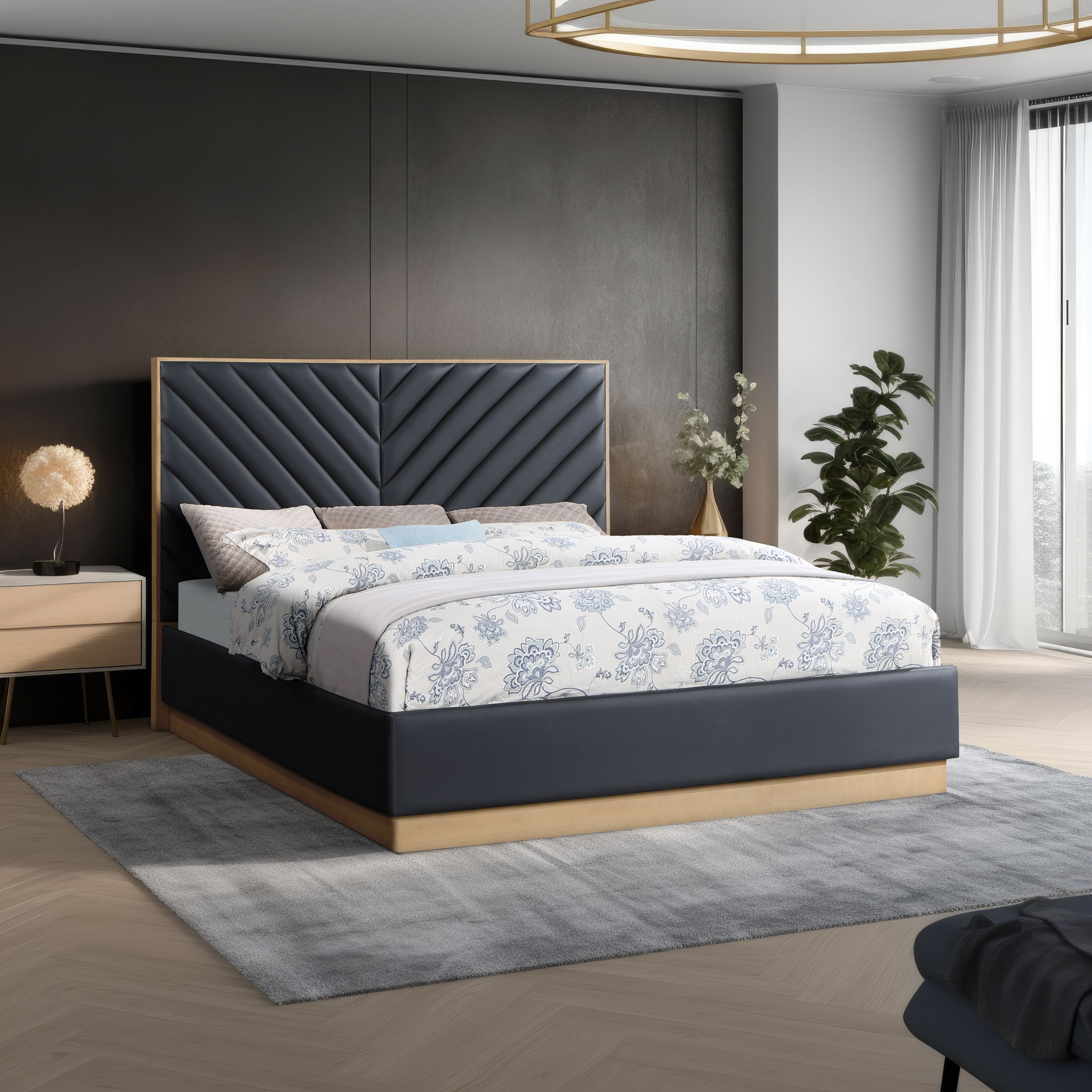 Casa - King Bed - Black