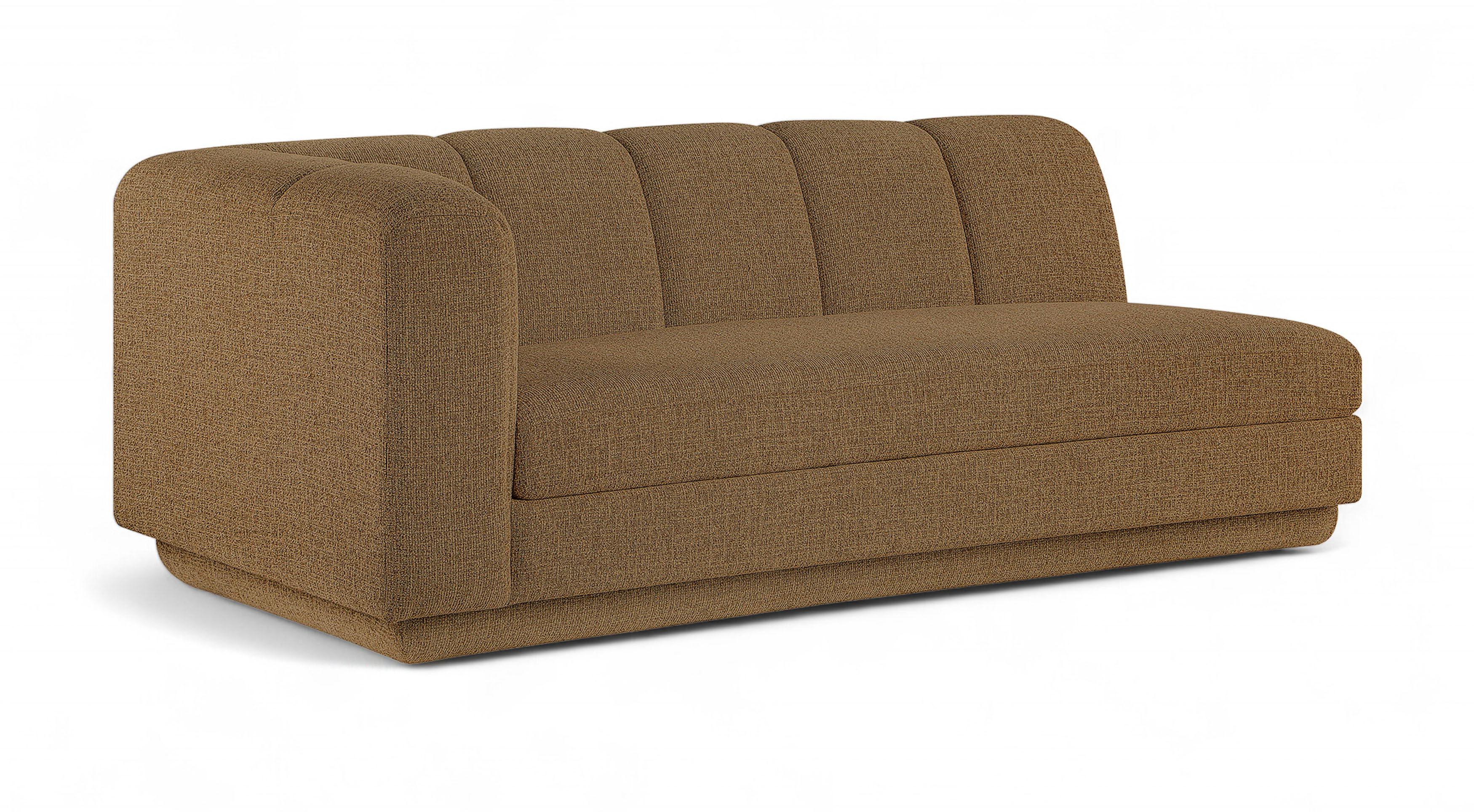 Fabric Upholstered Left Arm Sofa