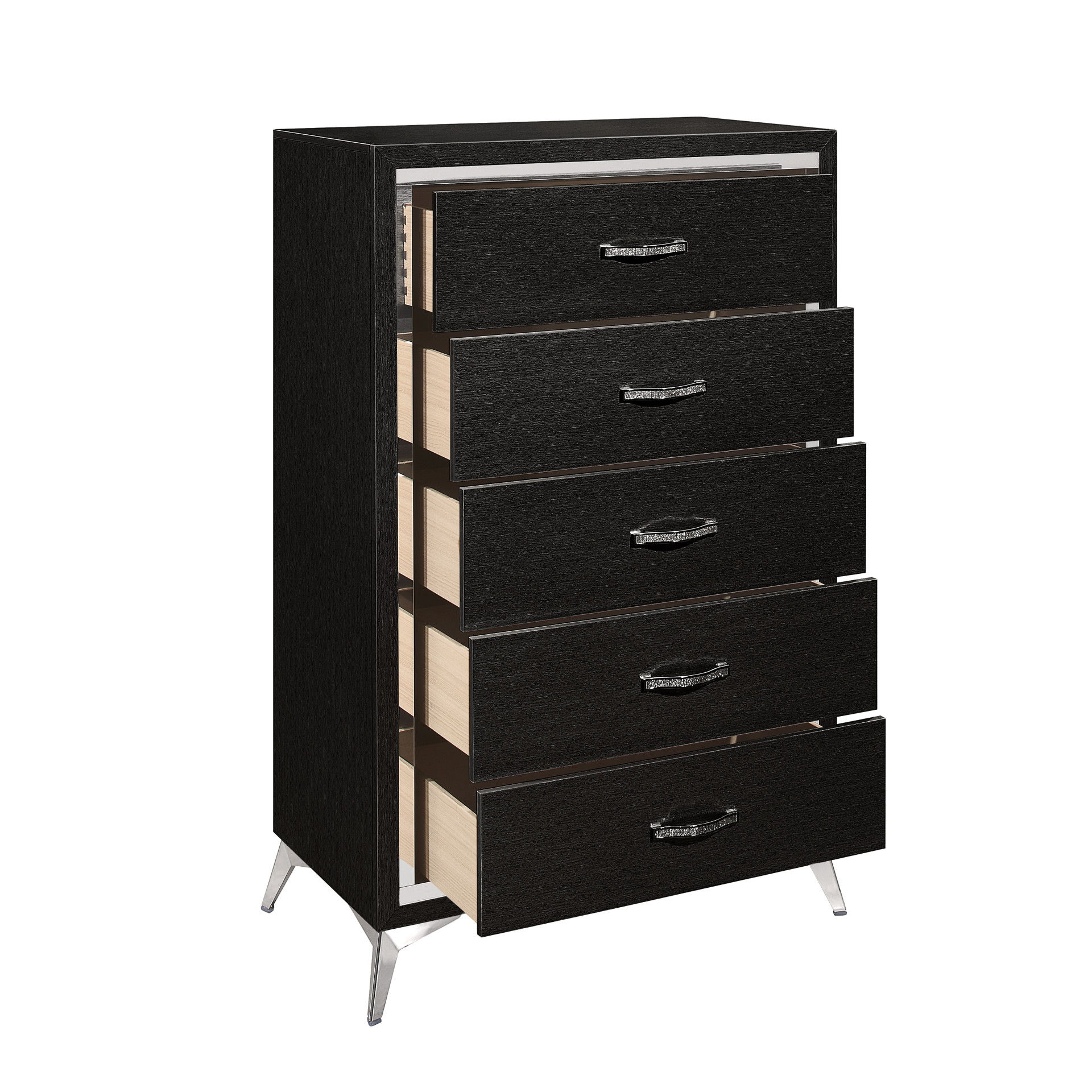 Huxley - Chest - Black, black, view 4