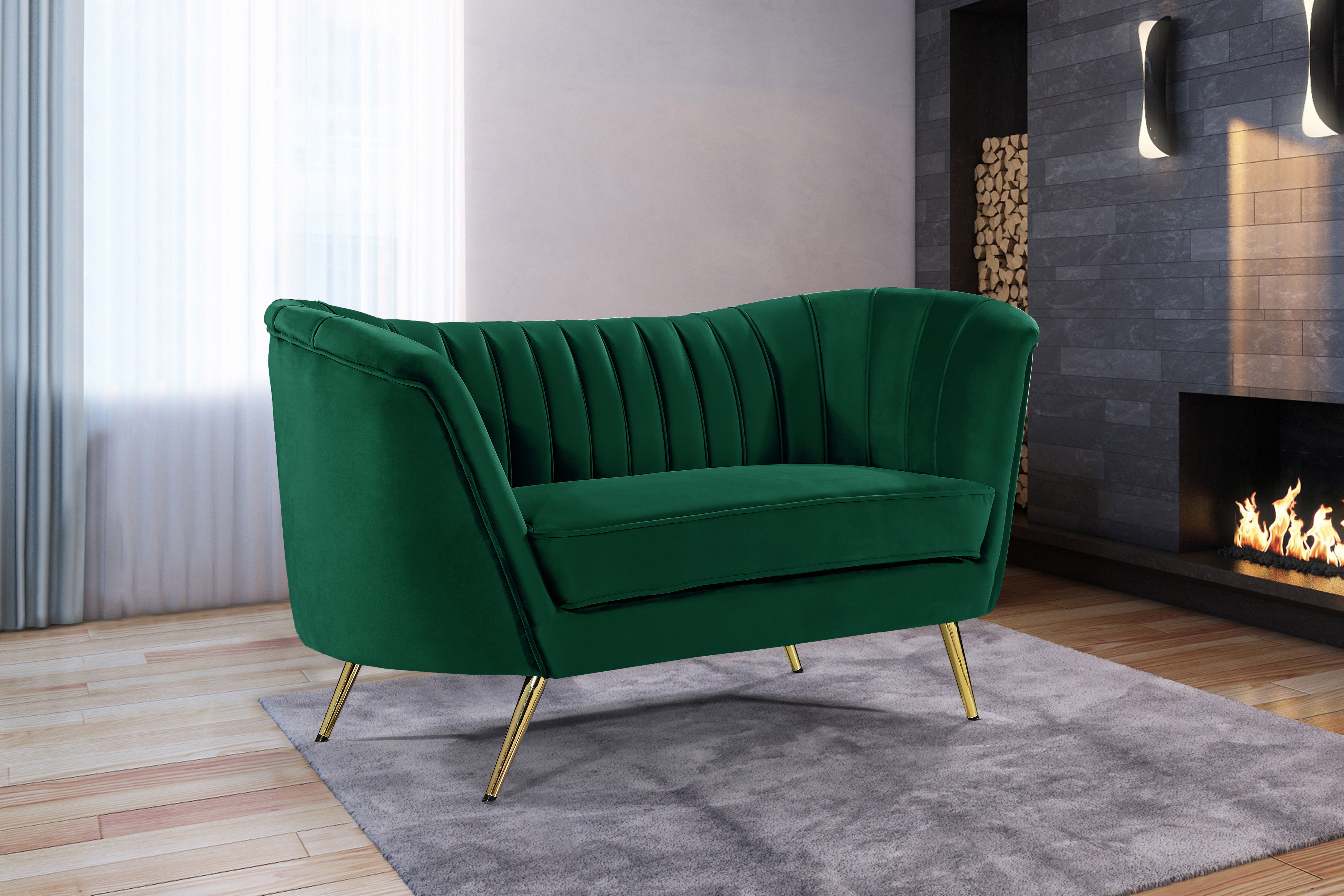 Margo - Loveseat - Green