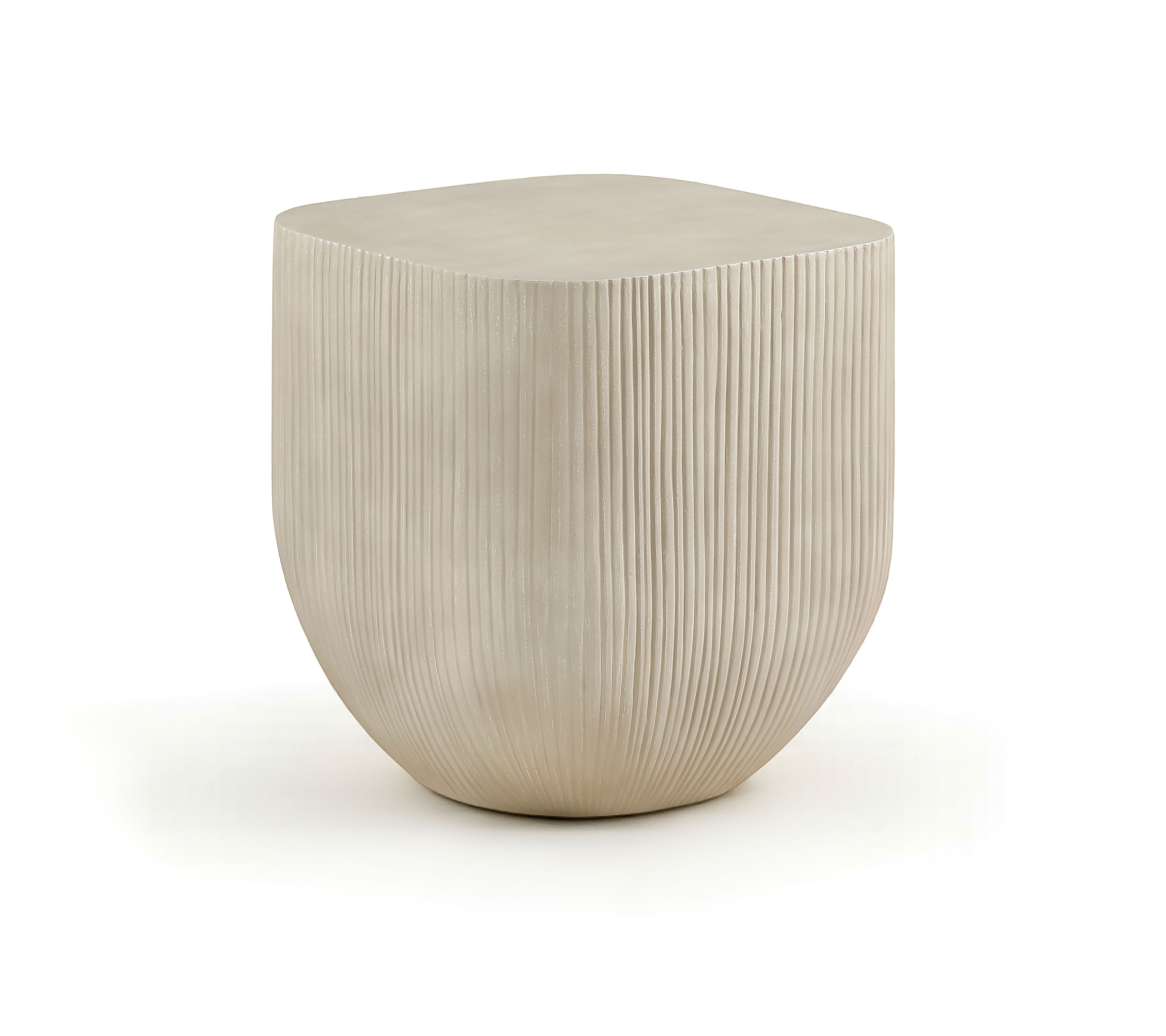 Sonara - Concrete End Table - Beige
