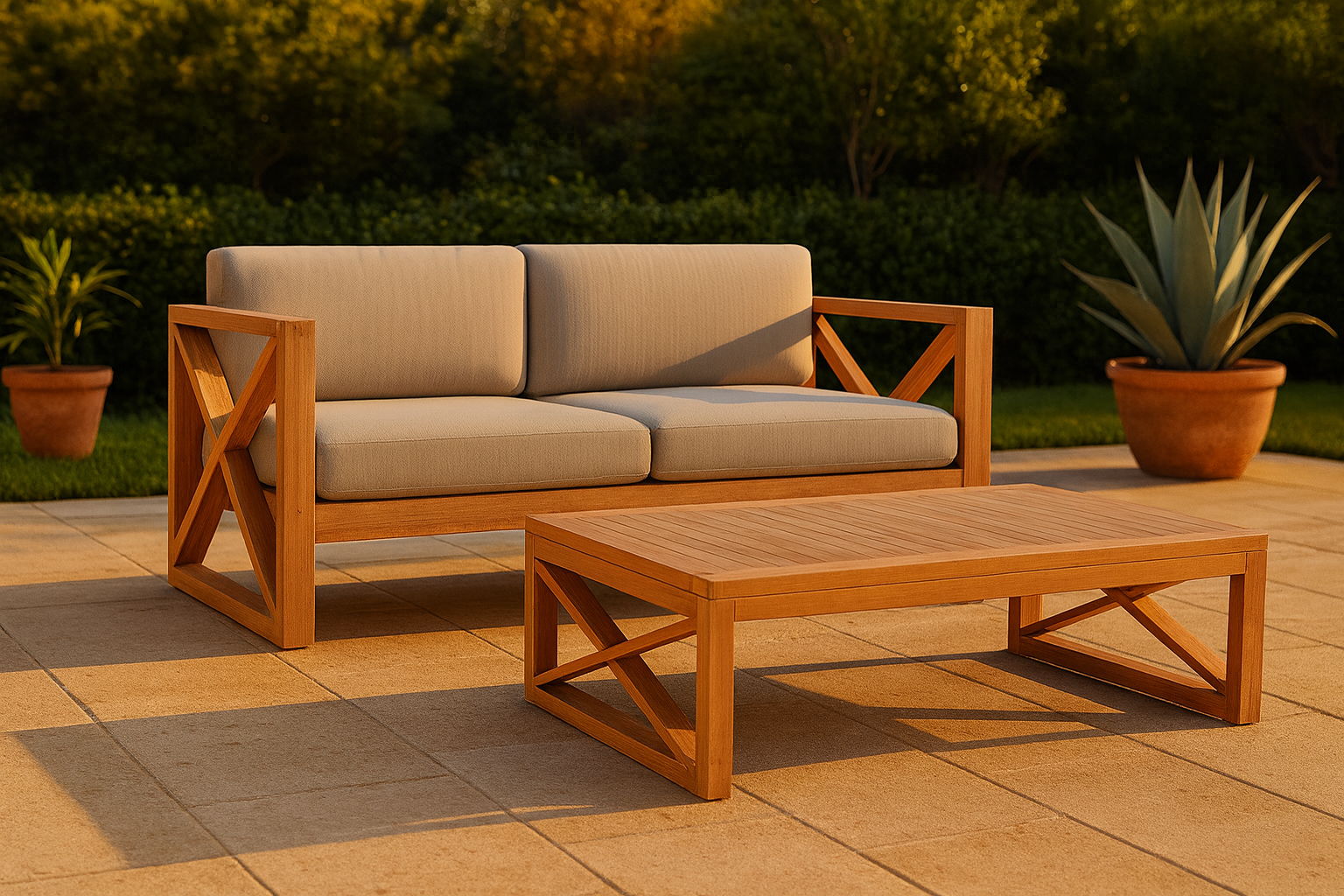 Anguilla - Water Resistant Outdoor Sofa - Gray
