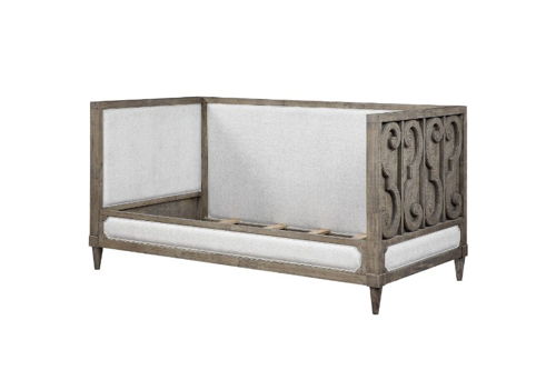 Artesia - Twin Daybed - Tan Fabric & Salvaged Natural, beige