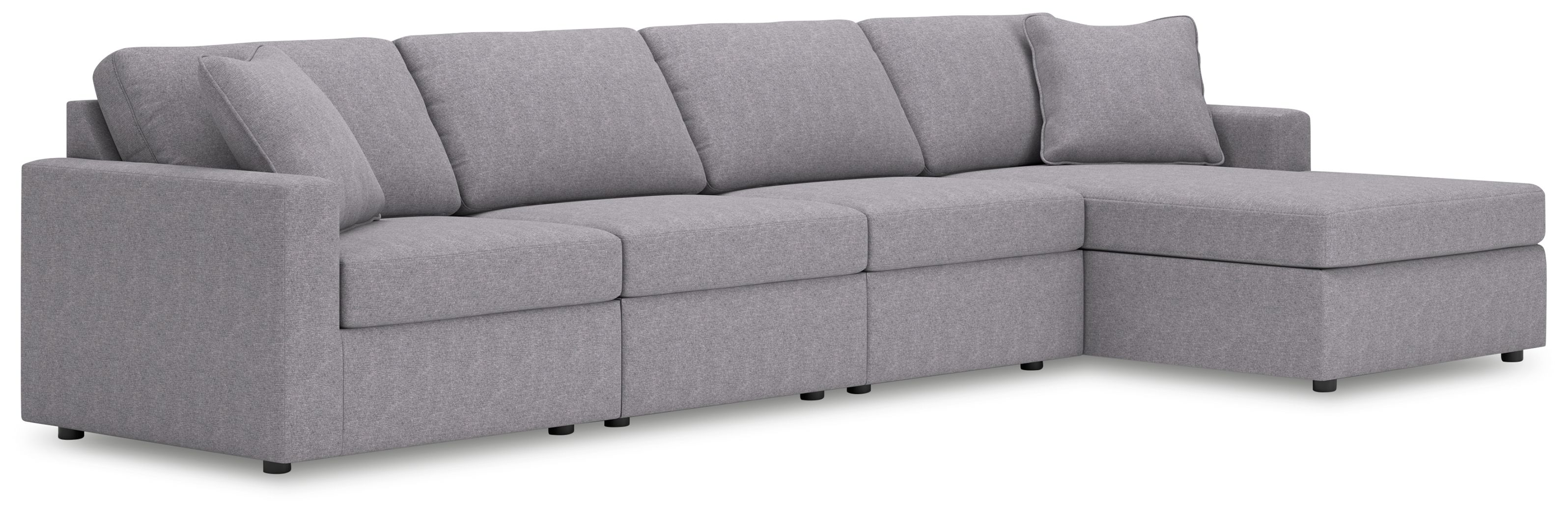 4 Pc · Sectional With Raf Corner Chaise