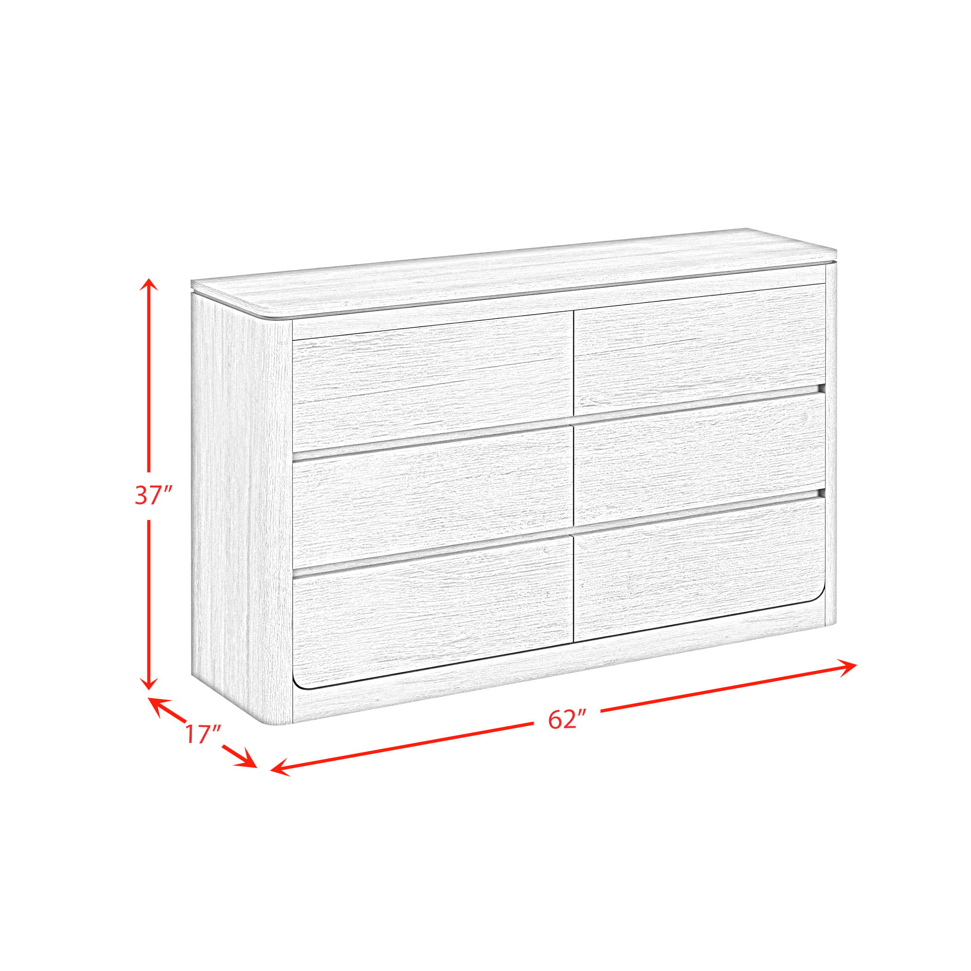 Rosalie - Dresser - Natural