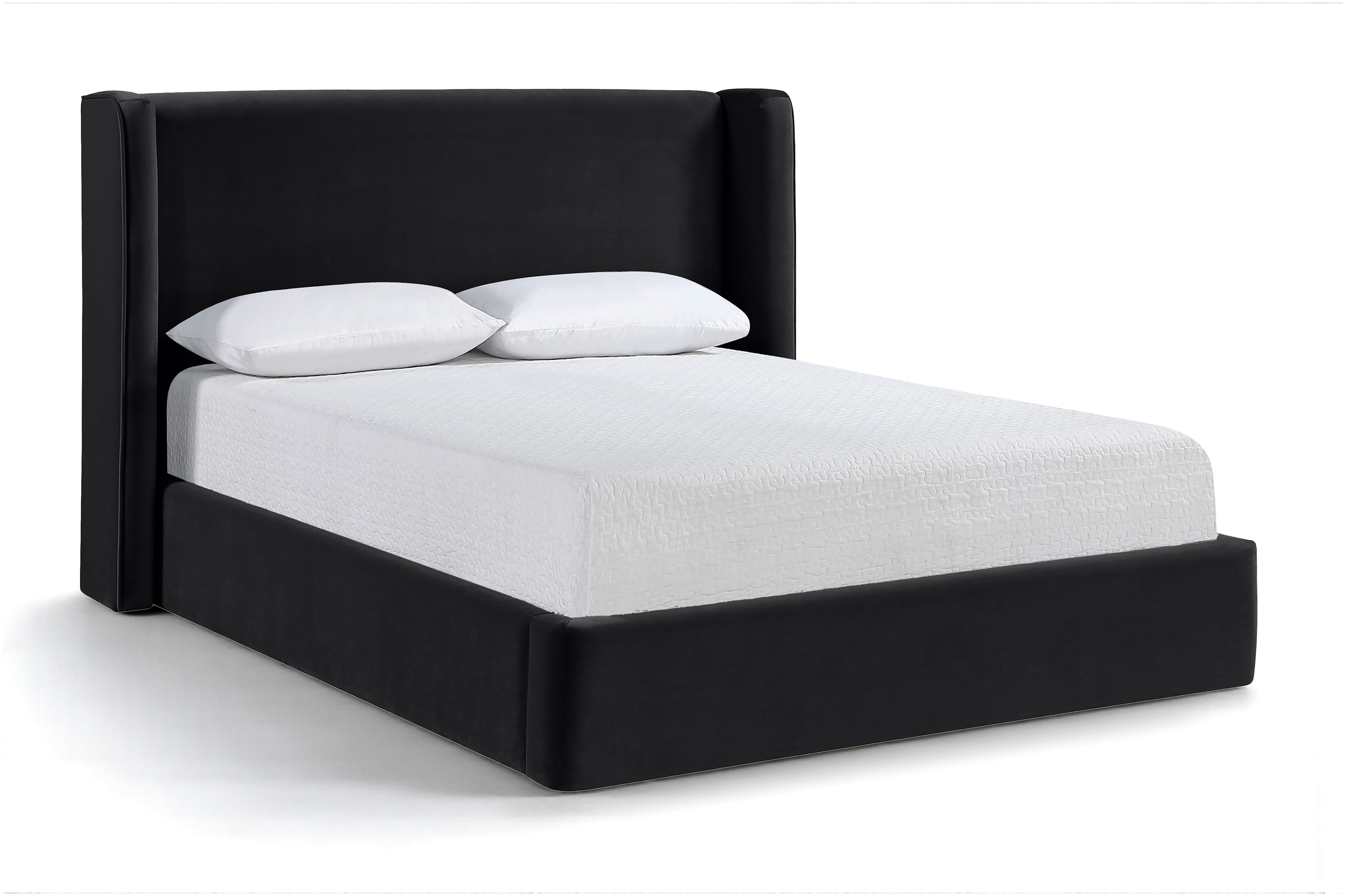 Kendall - Velvet Upholstered King Bed - Black