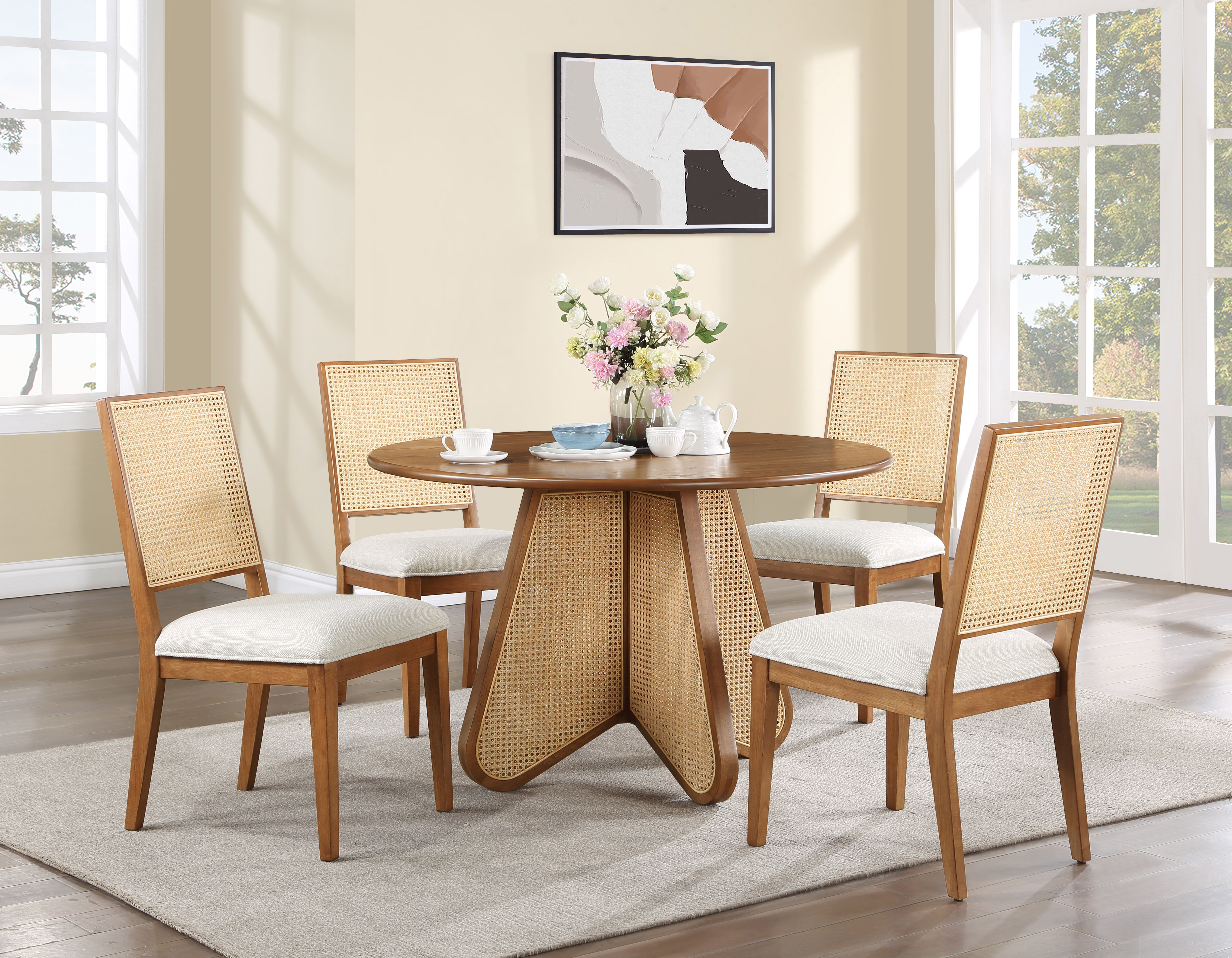 Butterfly - Dining Table - Brown