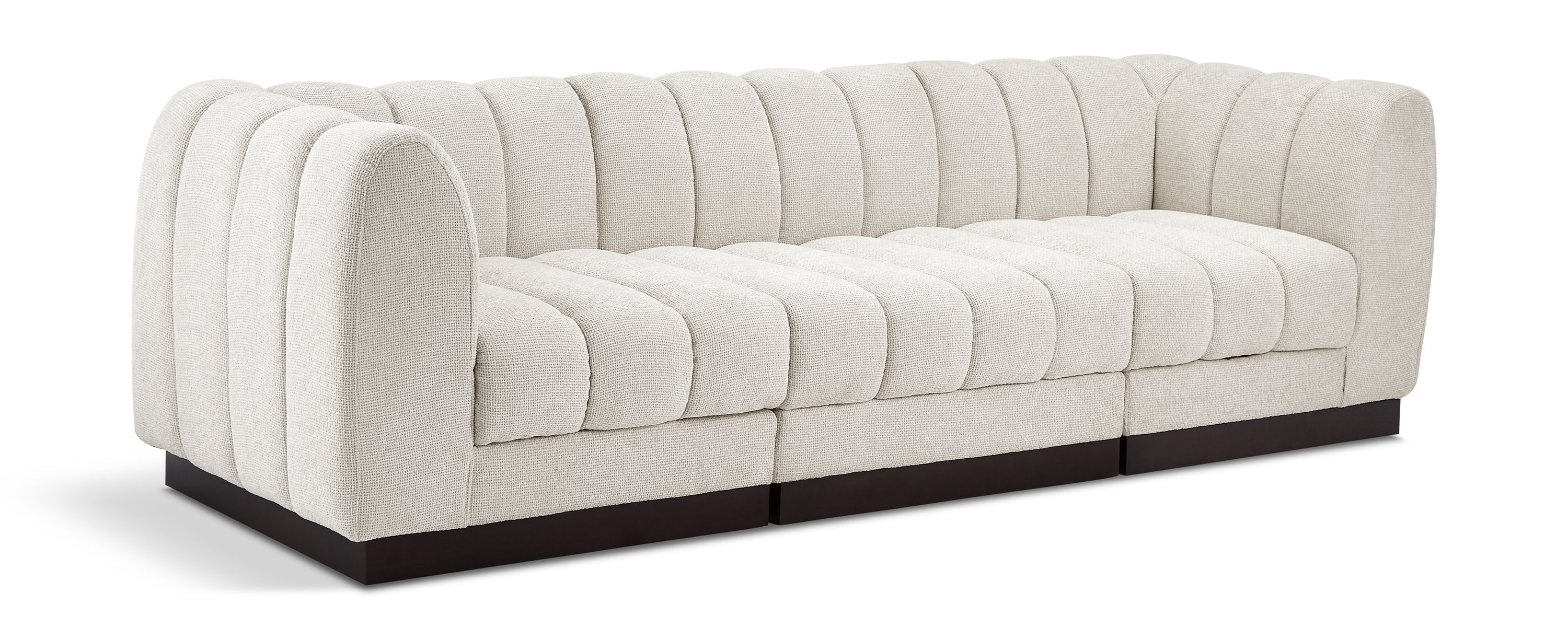 Quinn - 3 Seat Modular Sofa - Cream