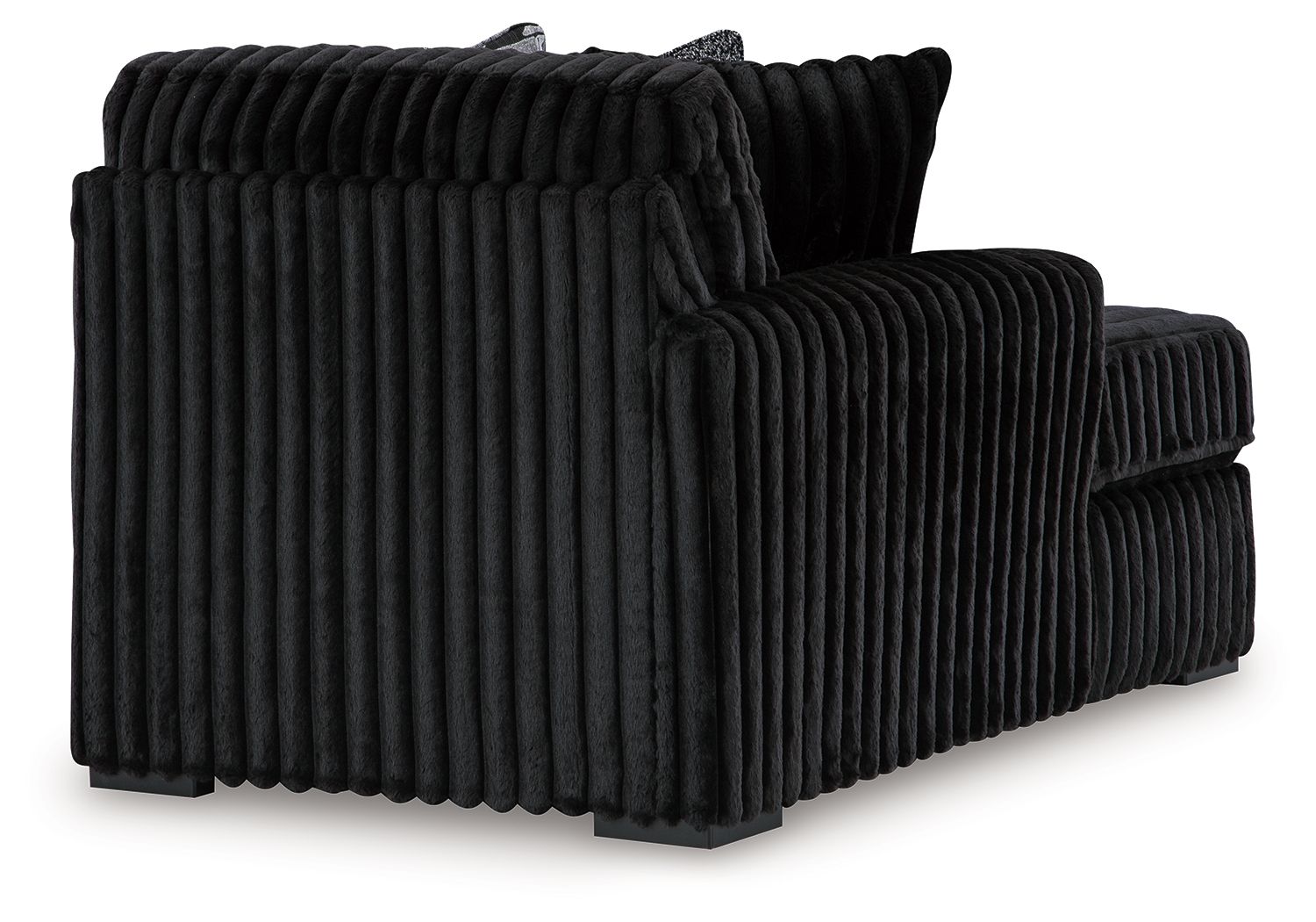 Ashley Furniture Midnight-Madness - 3-Piece Sectional With Laf Corner Chaise - Onyx - Image 9