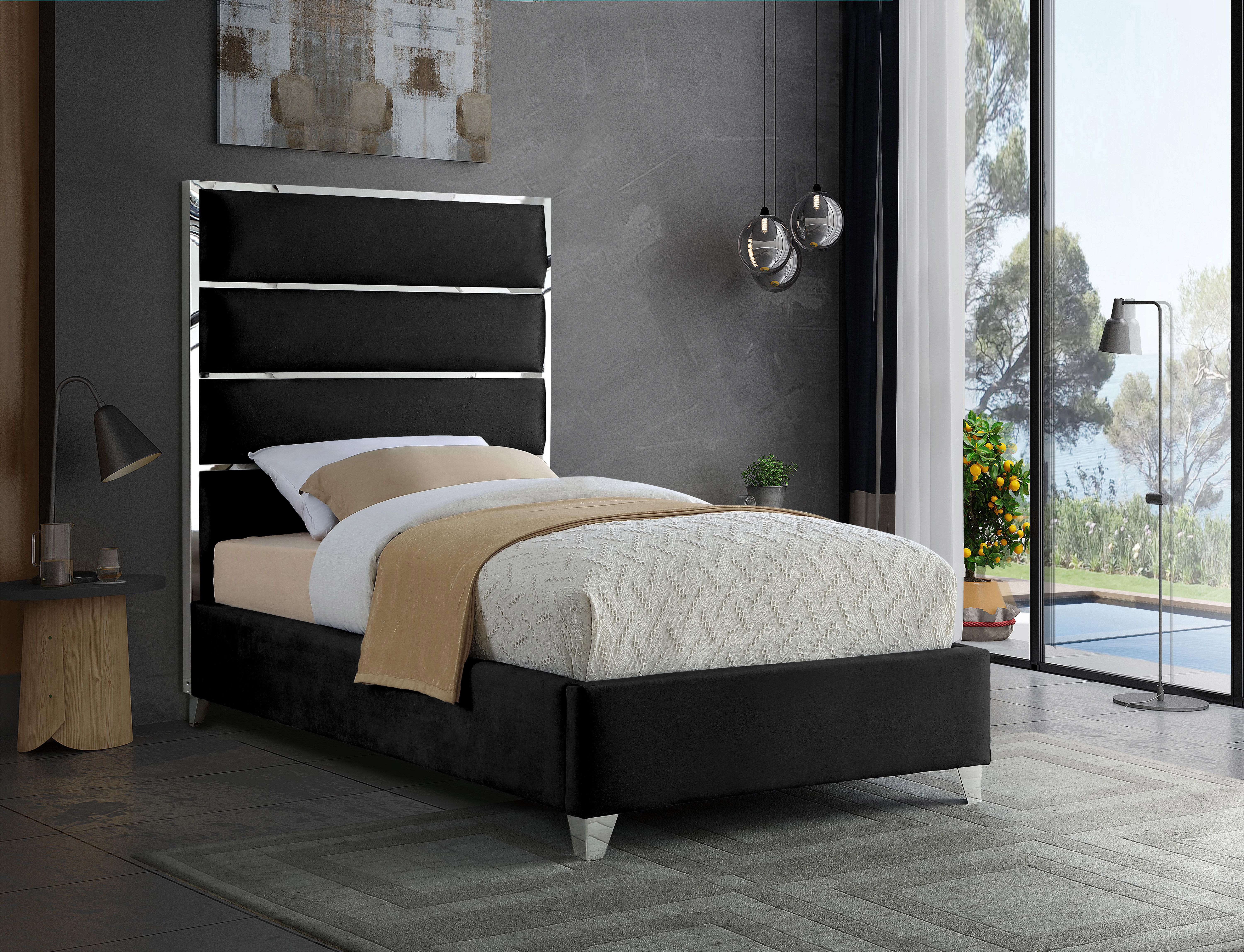 Zuma - Twin Bed - Black