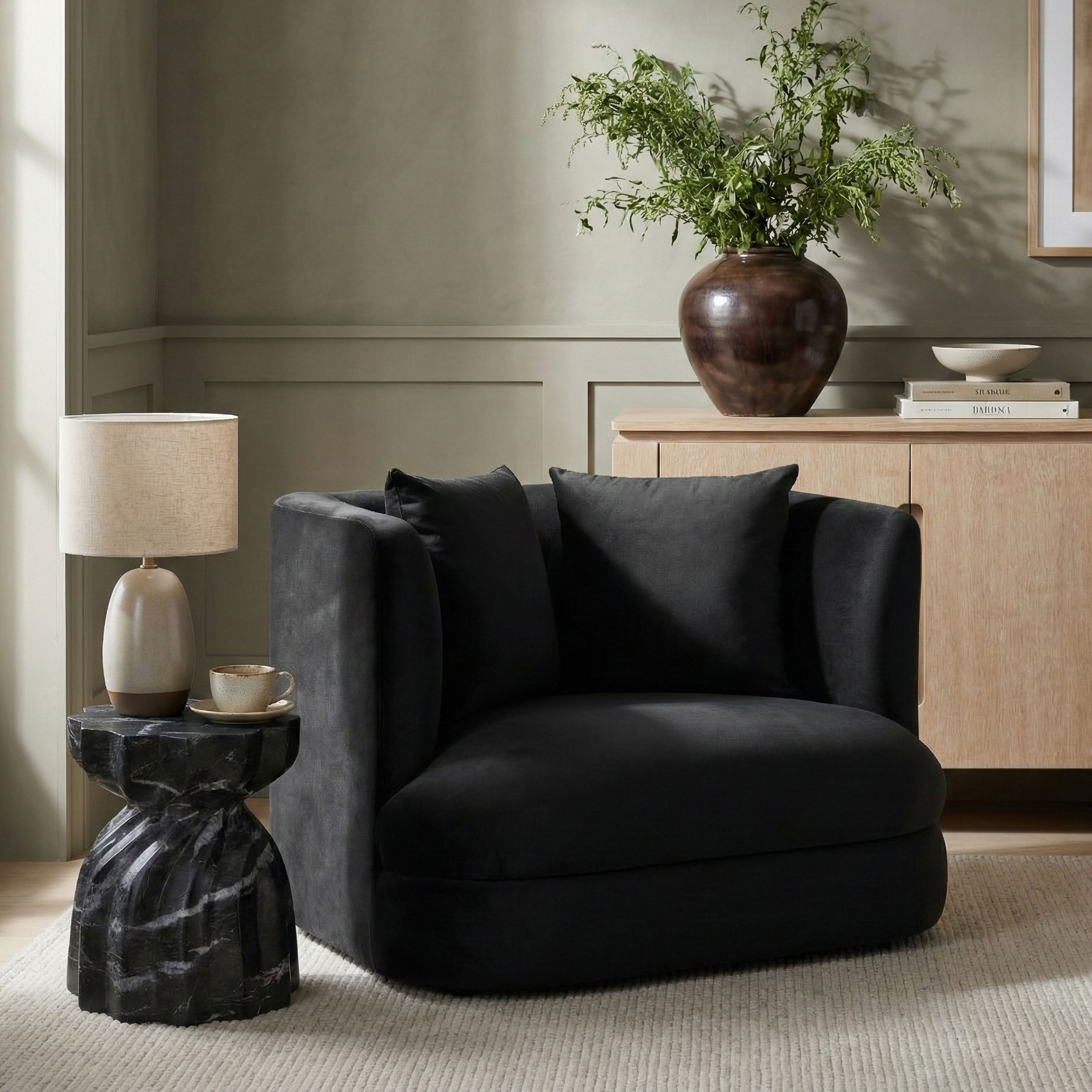Alder - Chair - Black