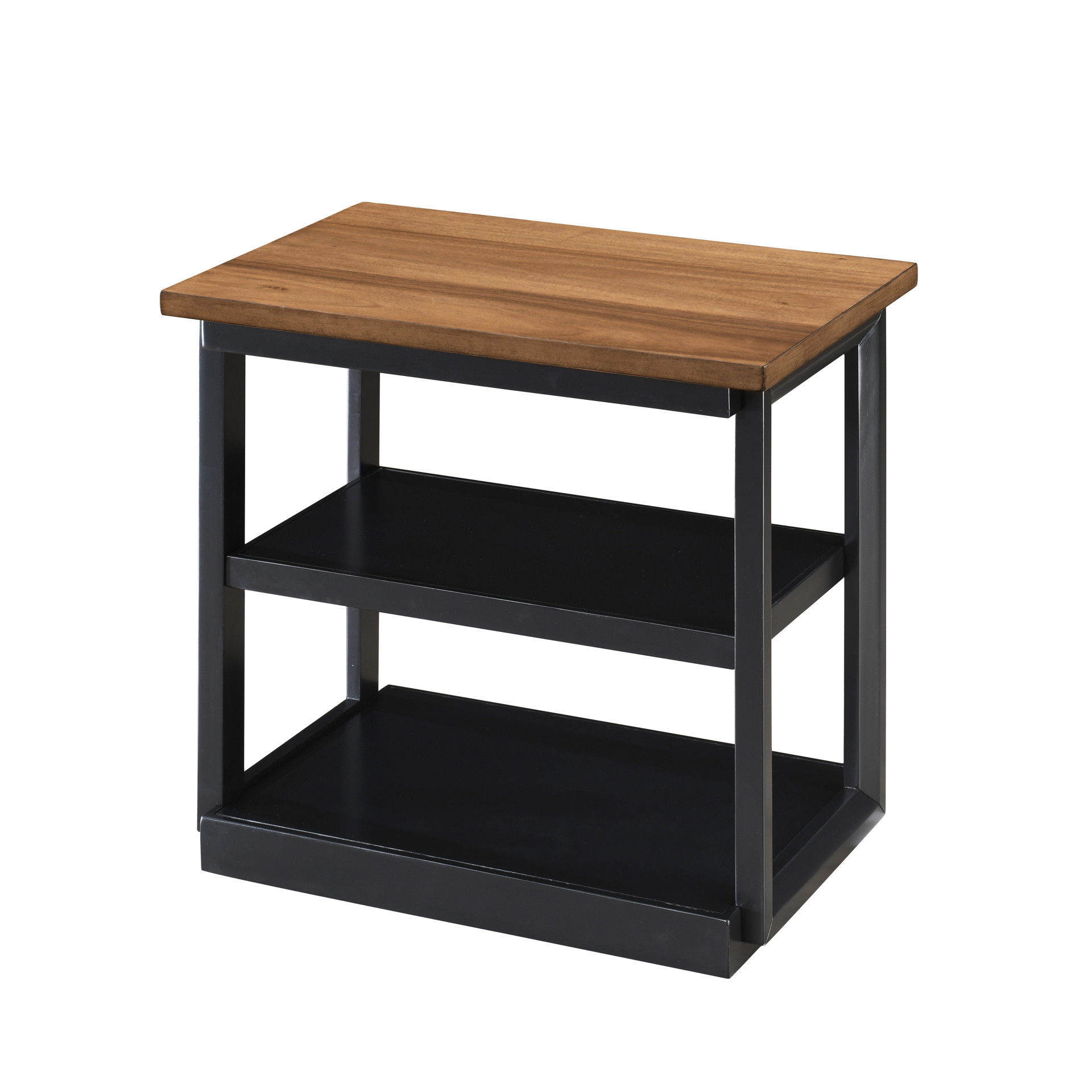 Decker - 3 Piece Occasional Set (1 Coffee & 2 End Tables) - Brown / Black, light brown, view 6