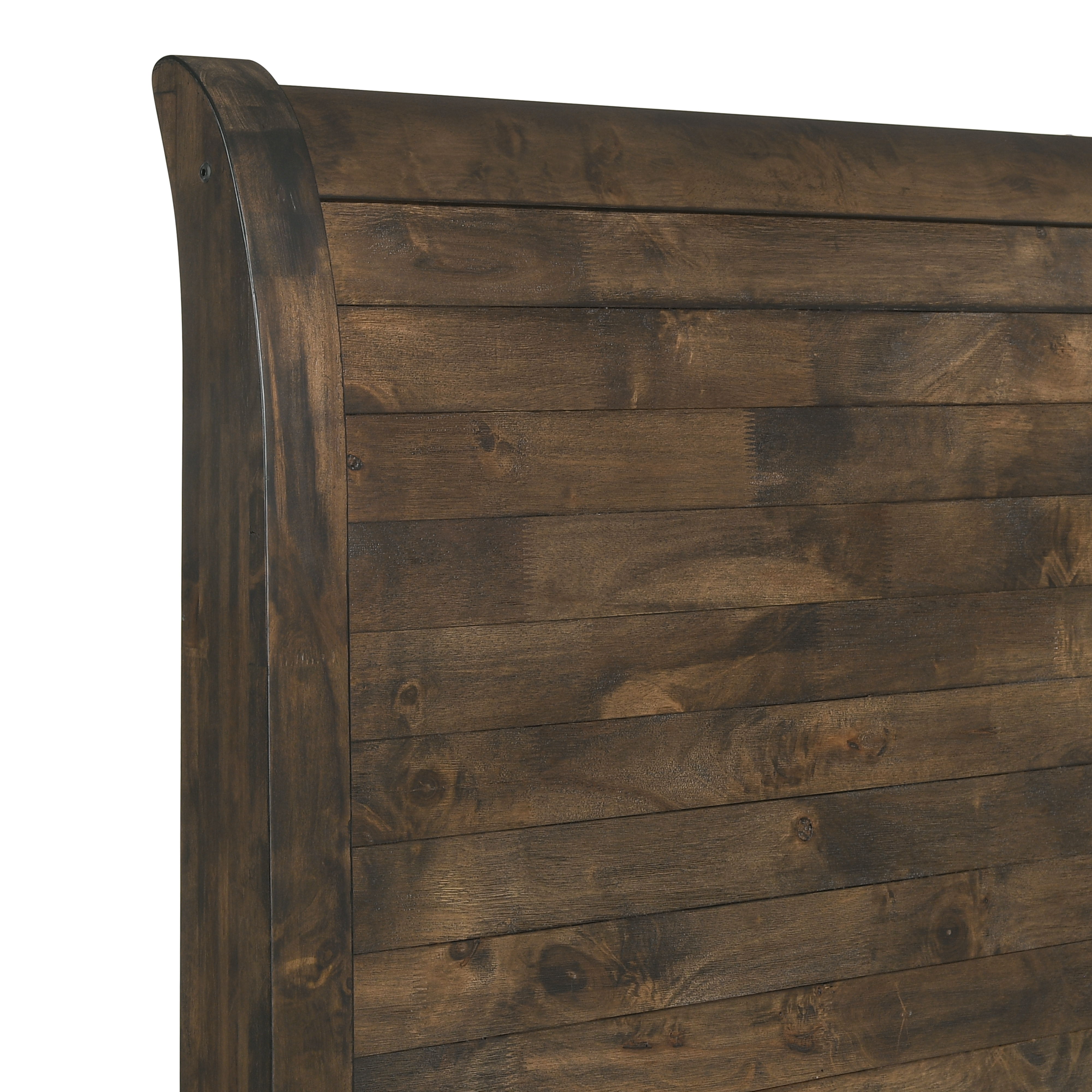 Blue Ridge - 6/6 King Bed - Dark Brown