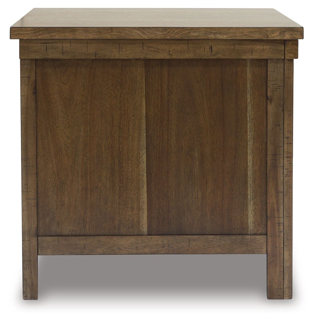 Ashley Furniture Moriville - Rectangular End Table - Grayish Brown - Image 5