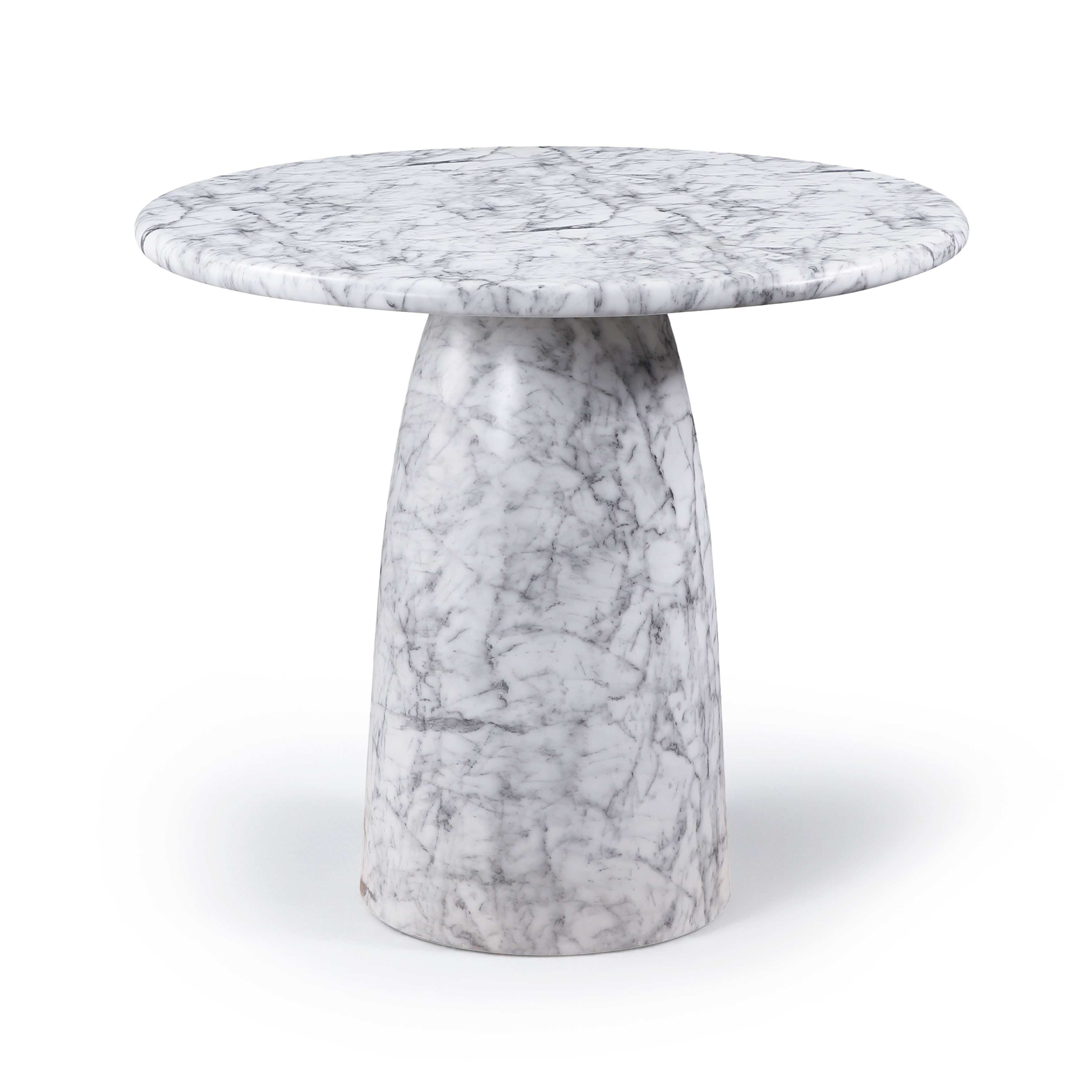 Cosenza - 42" Concrete Indoor / Outdoor Counter Height Table - White