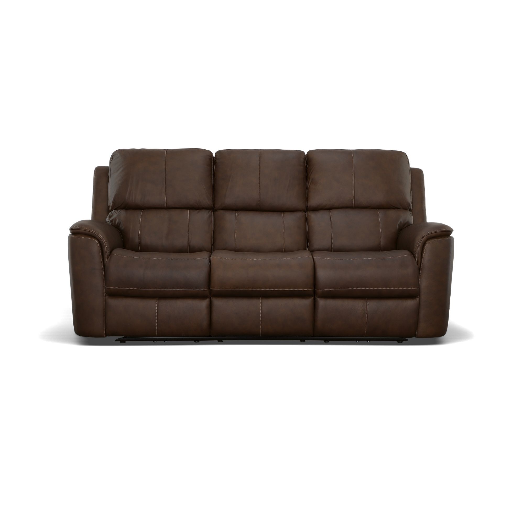 Henry - Power Reclining Sofa With Power Headrests & Lumbar - Burnt Umber Image