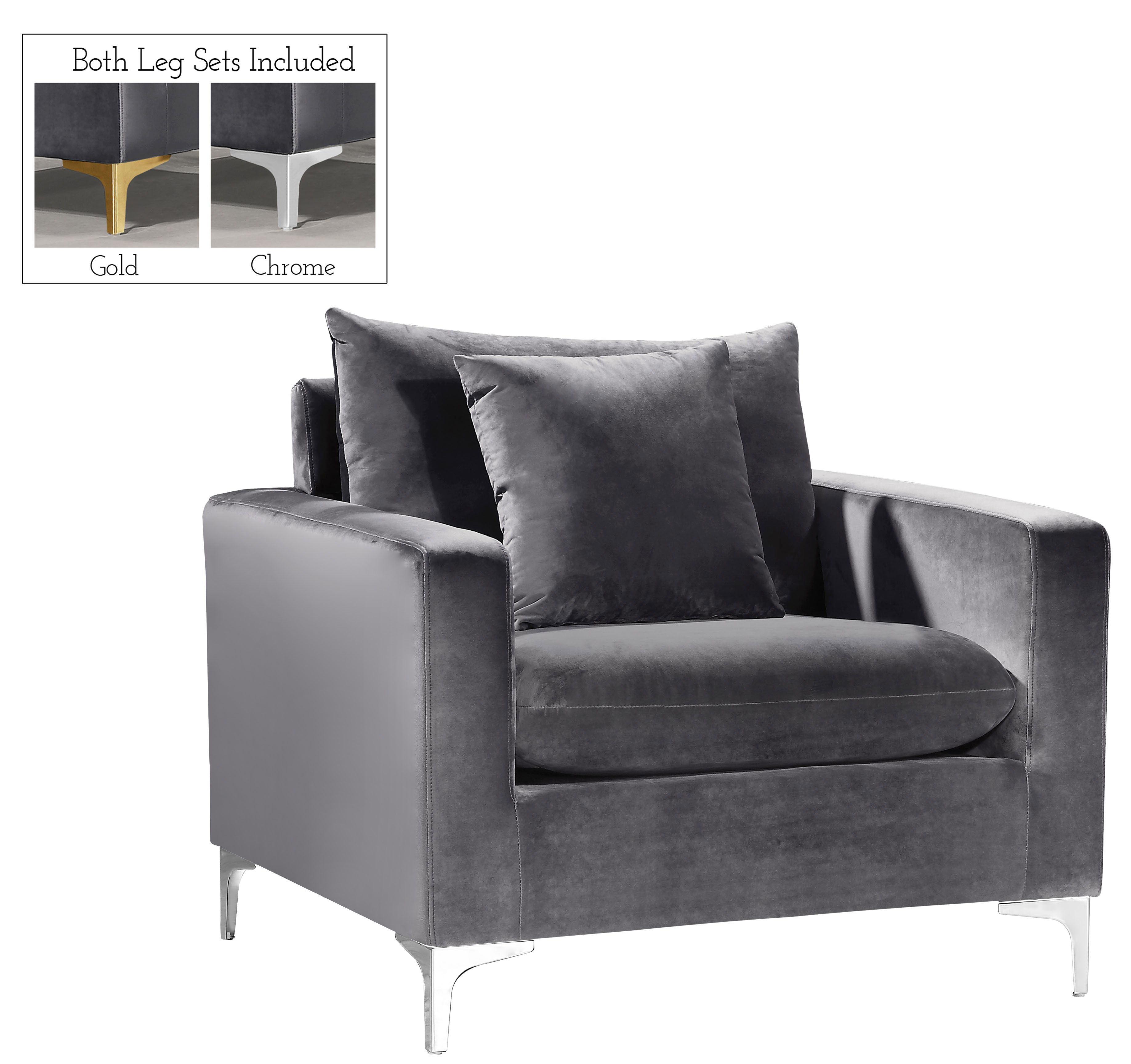 Naomi - Chair - Gray