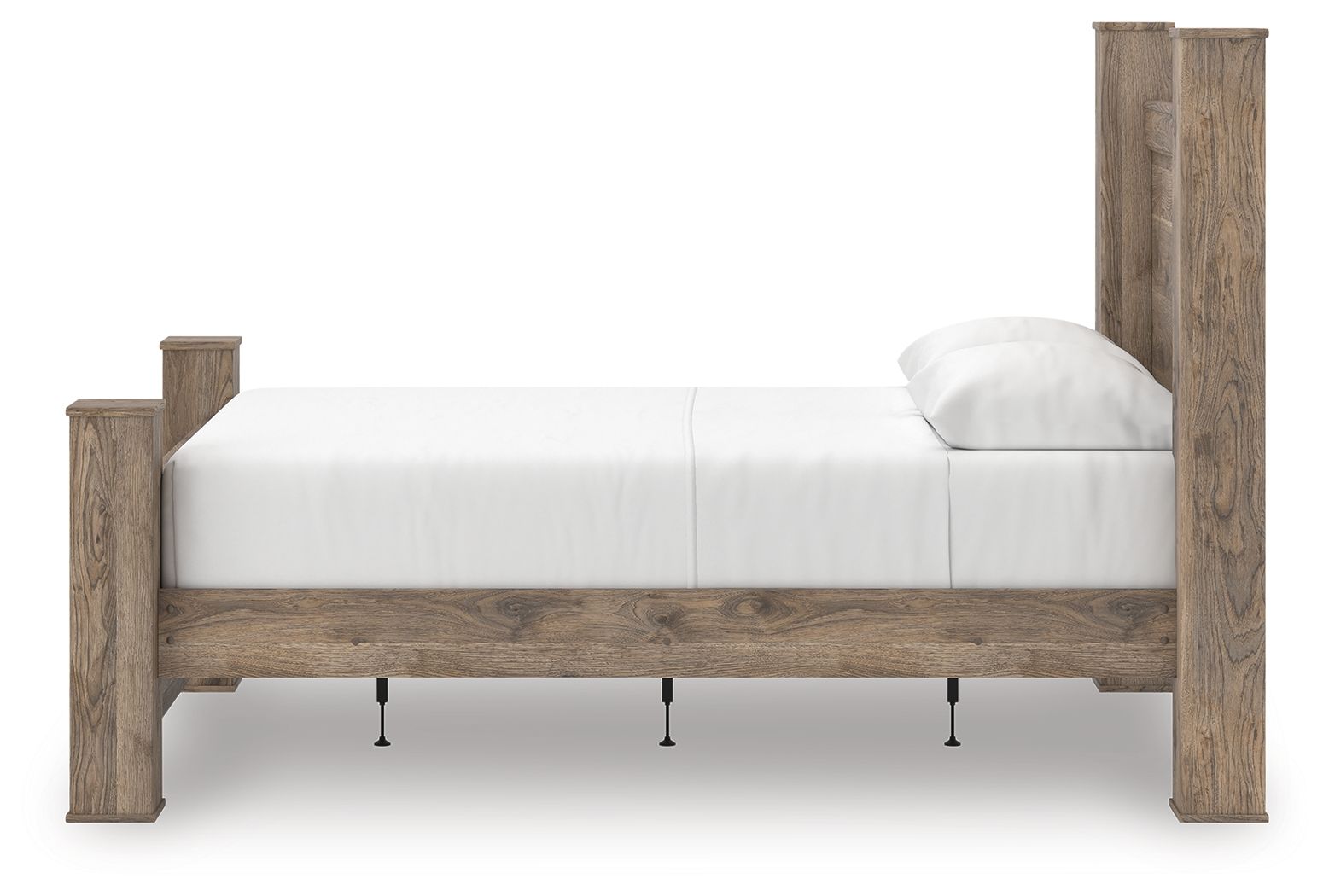 Ashley Furniture Rusticott - Queen Poster Bed - Brown - Image 7