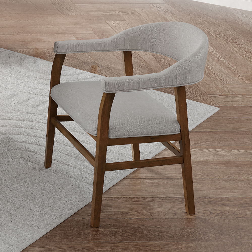 Darcy - Arm Chair (Set of 2) - Dark Walnut, dark brown, view 8