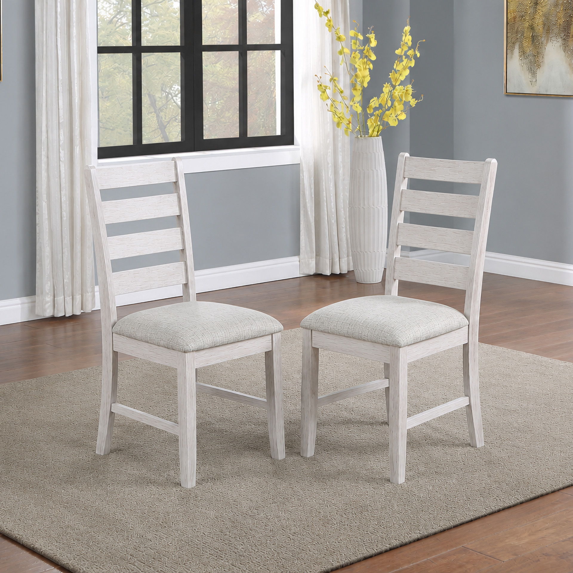 Echo - Dining Chair (Set of 2) - Driftwood, light gray, view 7